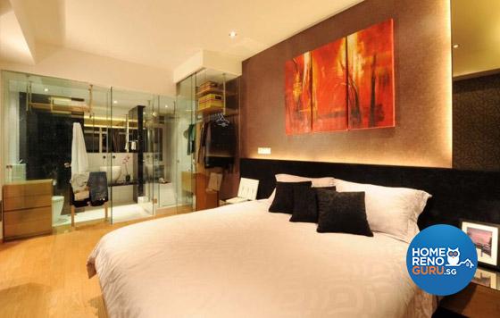 Hotel-Worthy Bedroom: Gorgeous Wallpapers- HomeRenoGuru.com