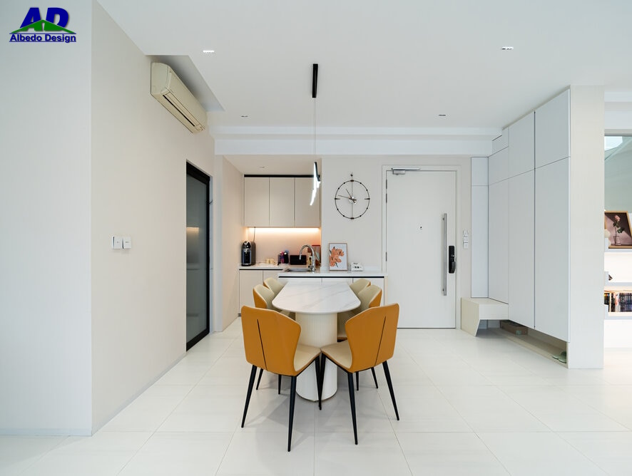 Minimalist, Modern Design - Kitchen - Condominium - Design by Albedo Design Pte Ltd