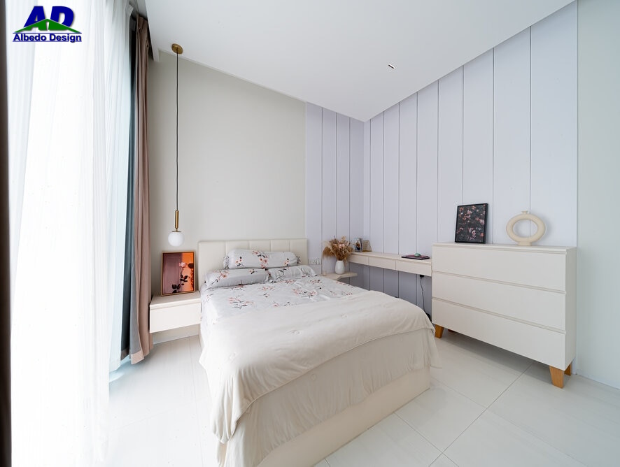 Minimalist, Modern Design - Bedroom - Condominium - Design by Albedo Design Pte Ltd