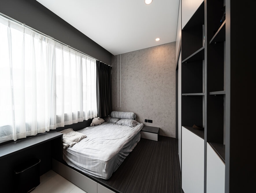 Minimalist, Modern Design - Bedroom - Condominium - Design by Albedo Design Pte Ltd