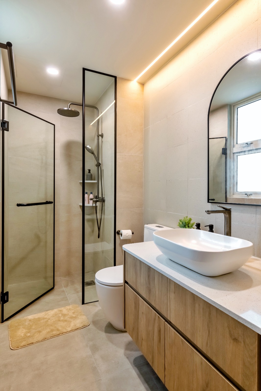 Modern, Scandinavian Design - Bathroom - Condominium - Design by Apartment