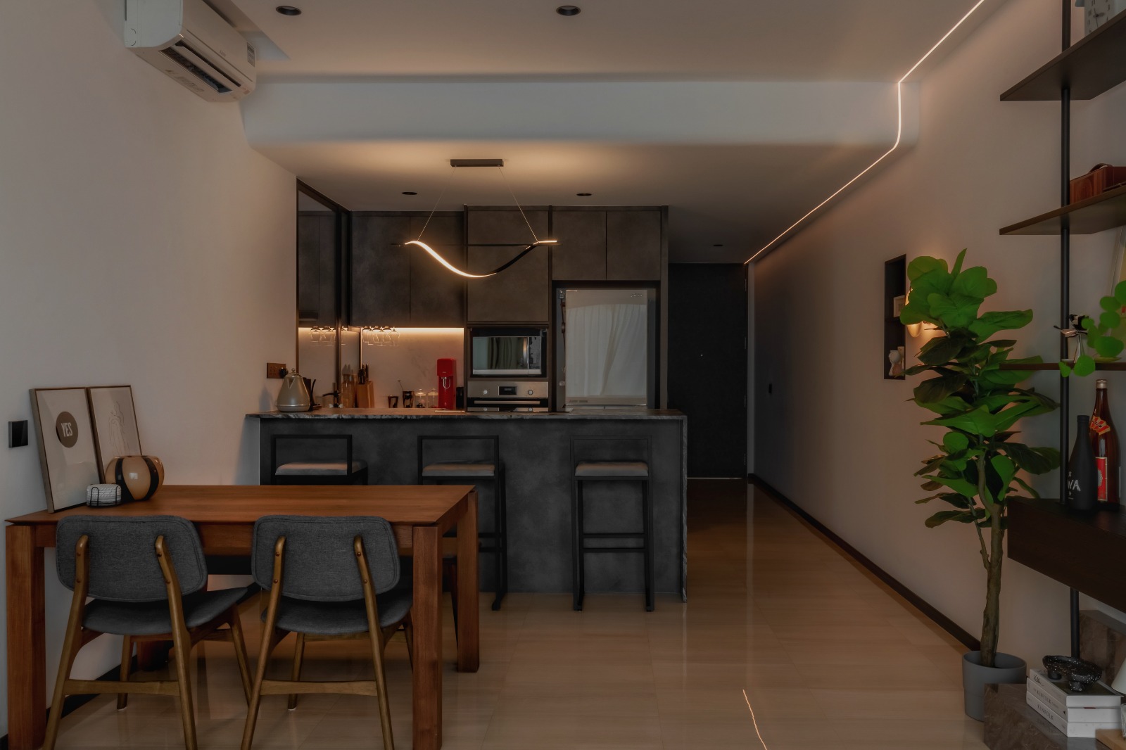 Contemporary Design - Dining Room - Condominium - Design by Apartment