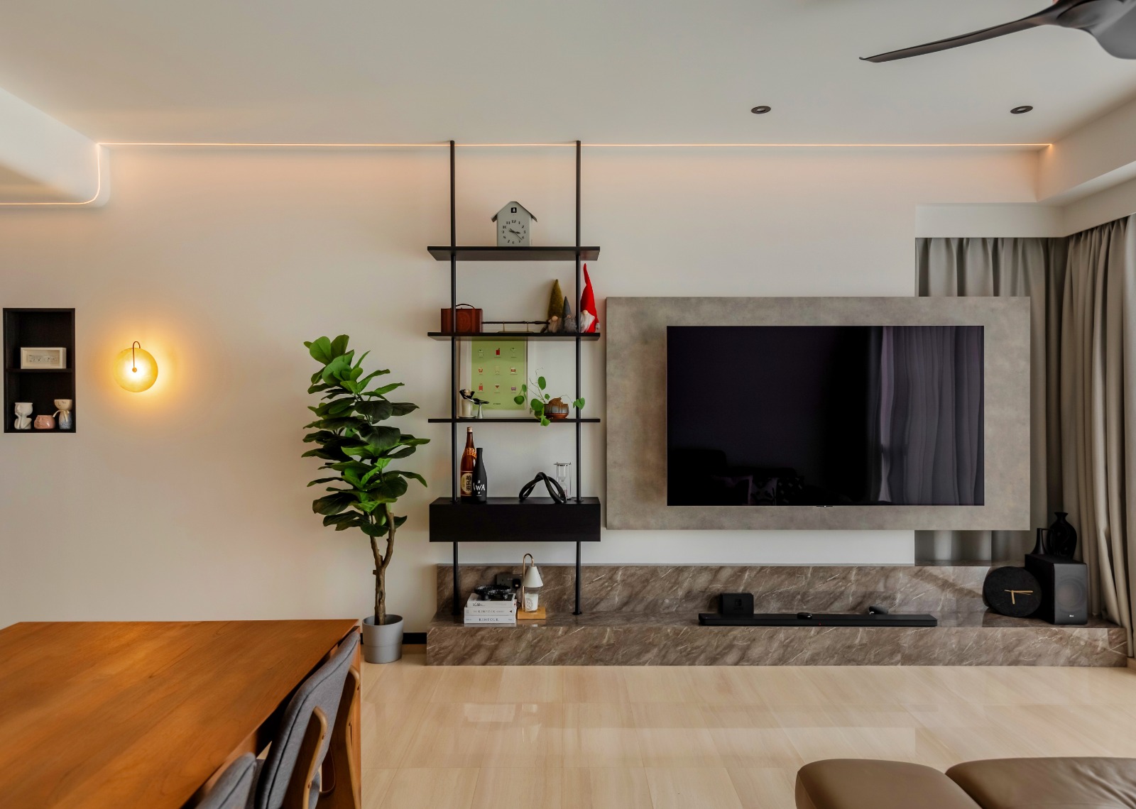 Contemporary Design - Living Room - Condominium - Design by Apartment