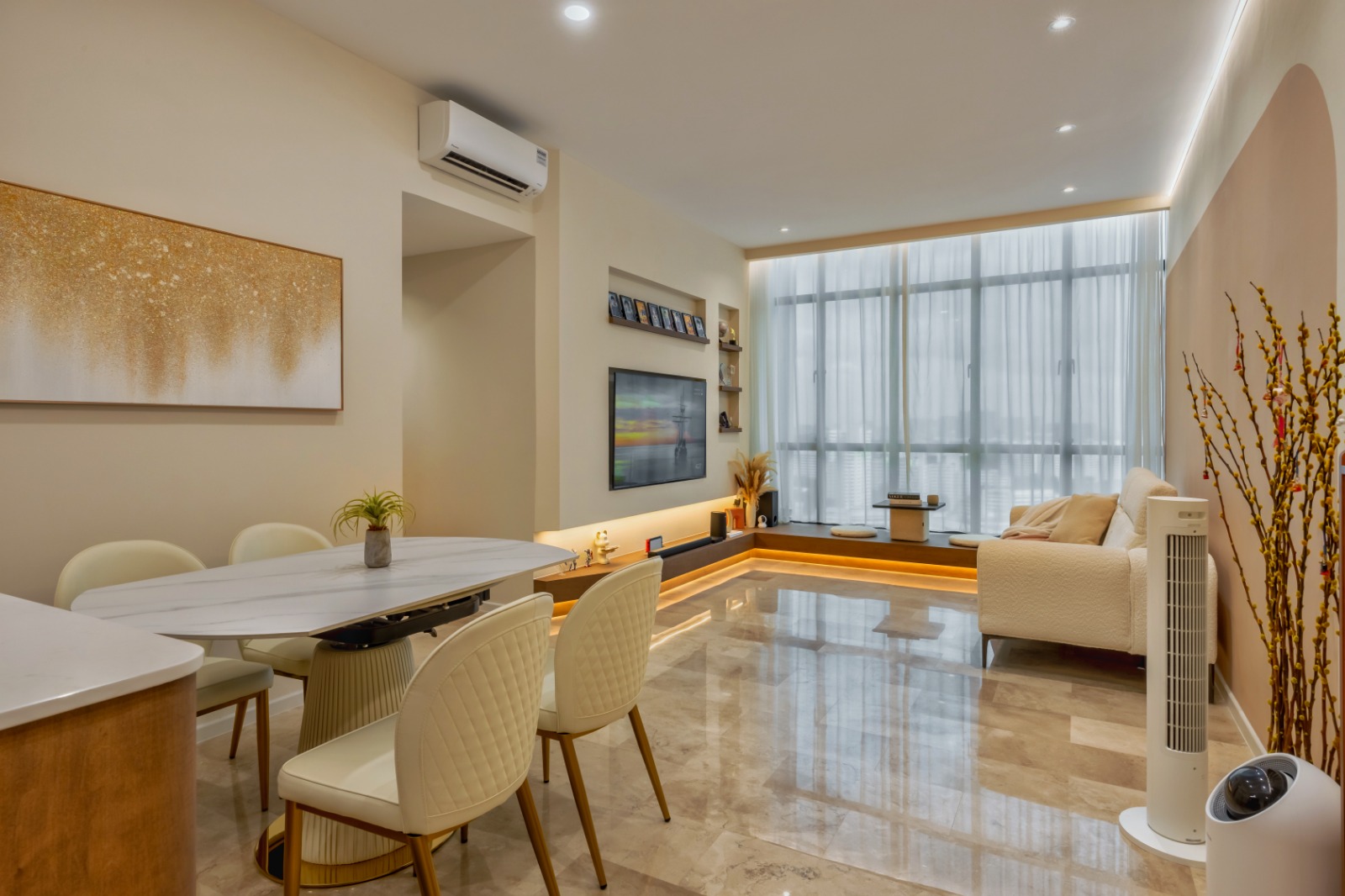 Modern Design - Living Room - Condominium - Design by Apartment