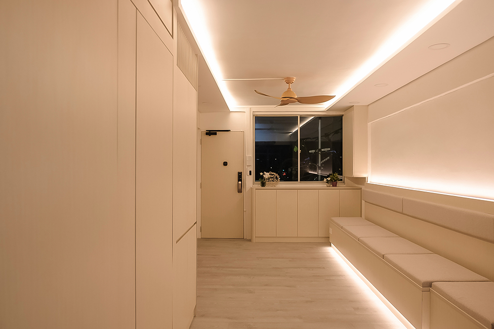 Minimalist Design - Living Room - HDB 3 Room - Design by Birch Tree Co. Pte Ltd