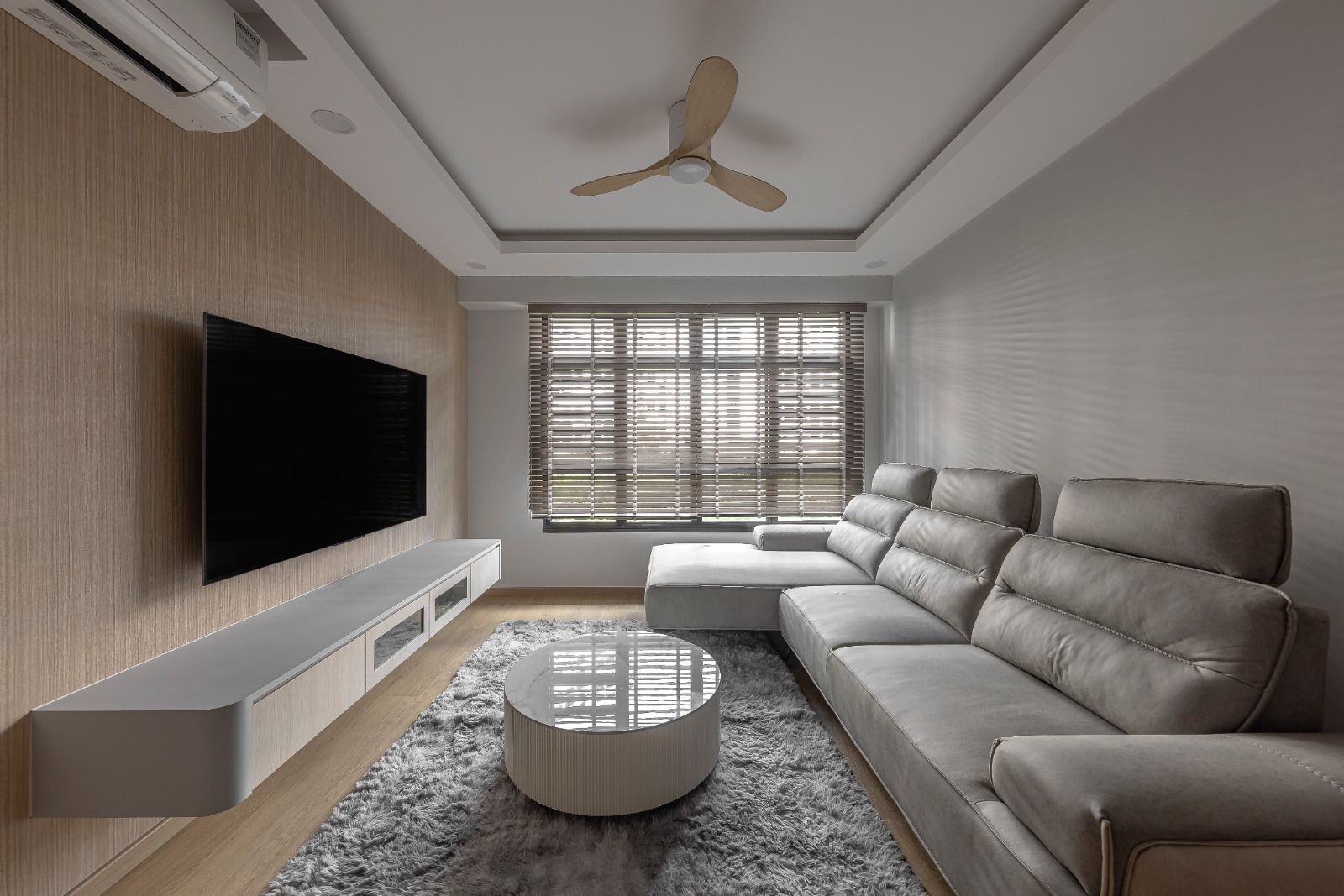 Contemporary Design - Living Room - HDB 4 Room - Design by Defour Home Studios Pte Ltd