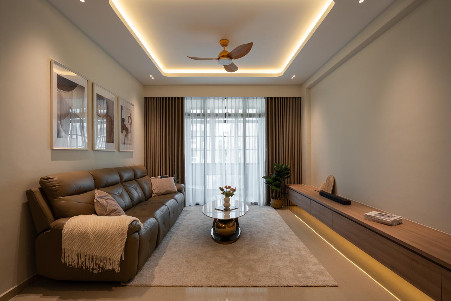 Modern Design - Living Room - Condominium - Design by Design 4 Space Pte Ltd