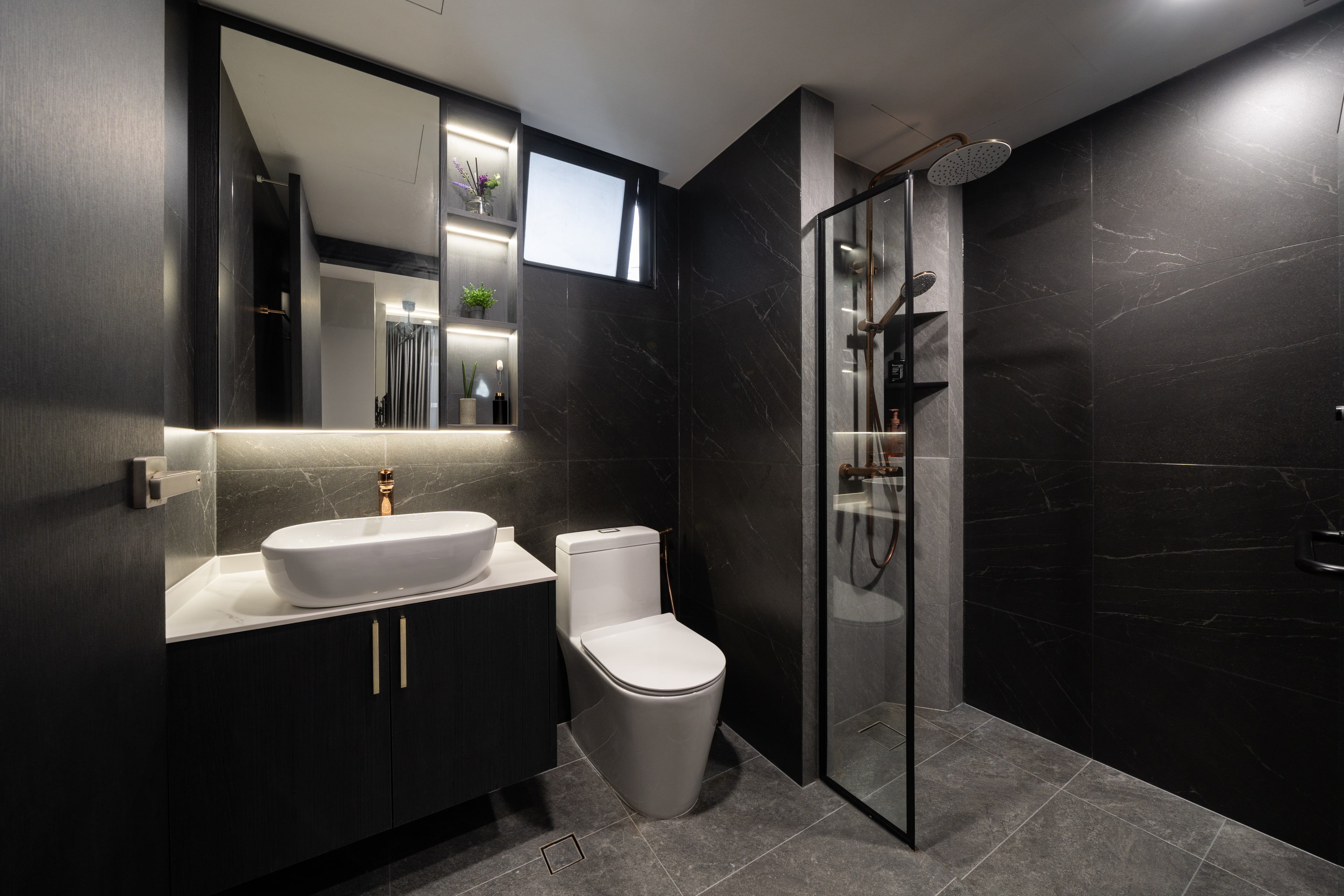 Contemporary, Modern Design - Bathroom - Condominium - Design by Design 4 Space Pte Ltd