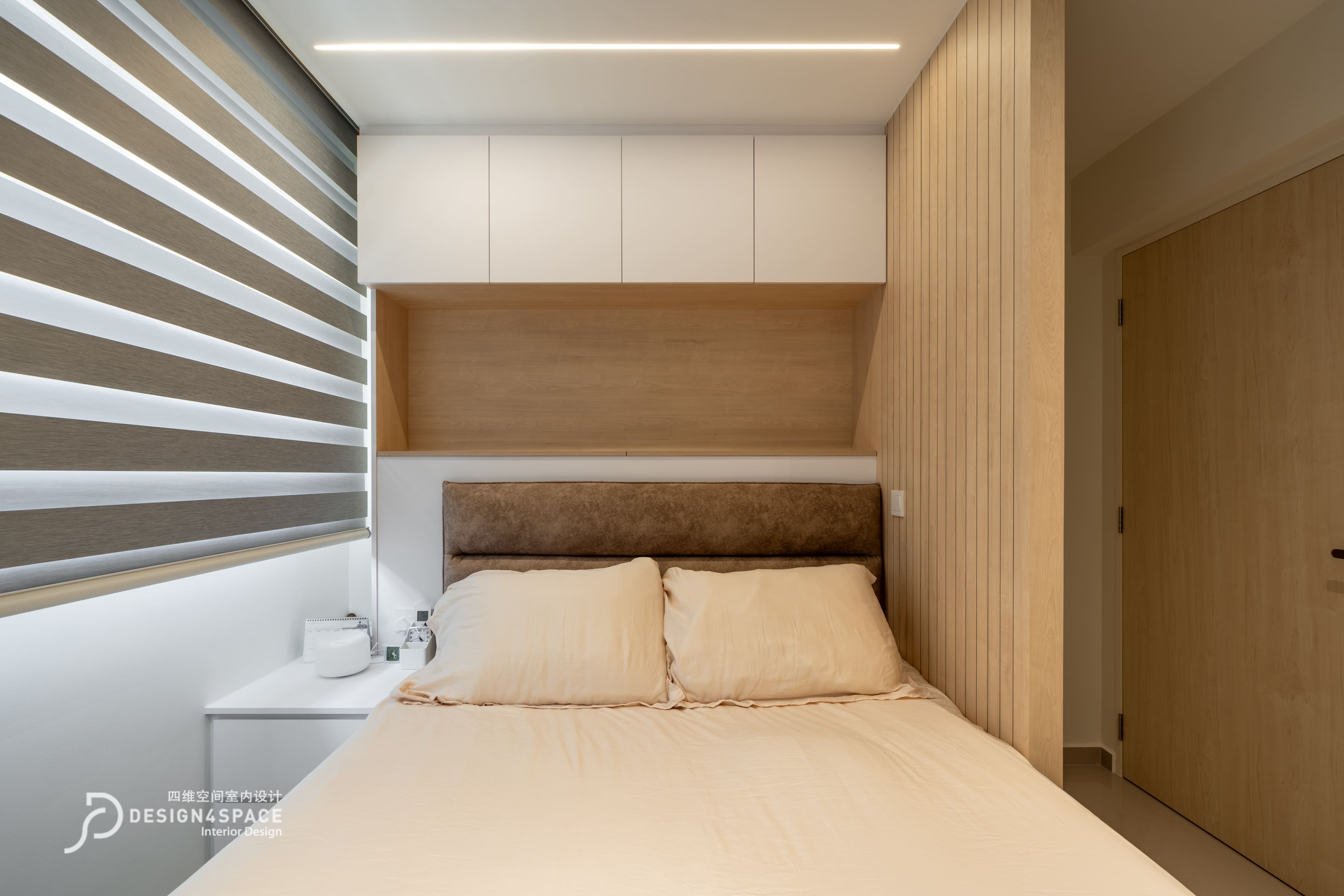 Contemporary Design - Bedroom - HDB 3 Room - Design by Design 4 Space Pte Ltd