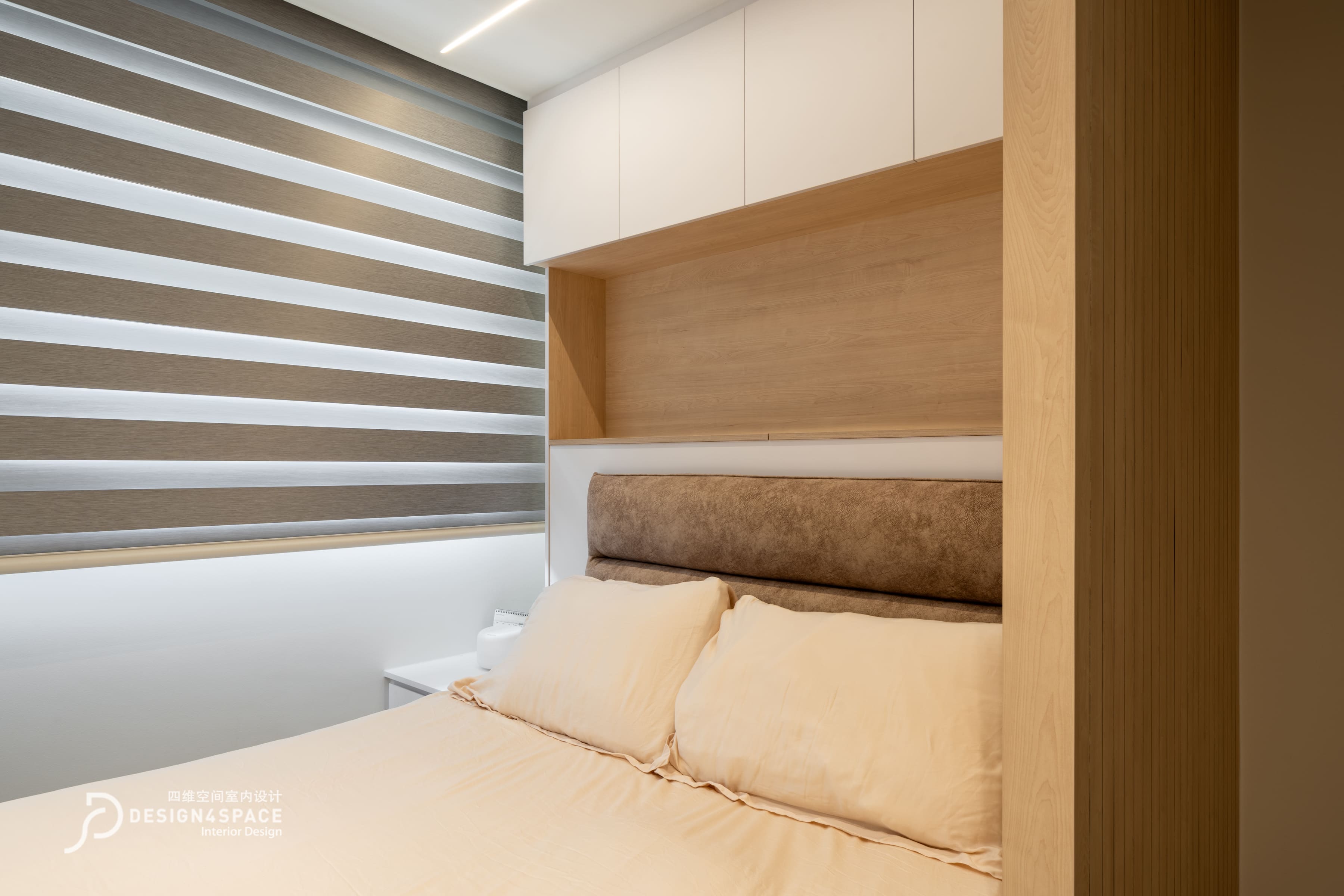 Contemporary Design - Bedroom - HDB 3 Room - Design by Design 4 Space Pte Ltd