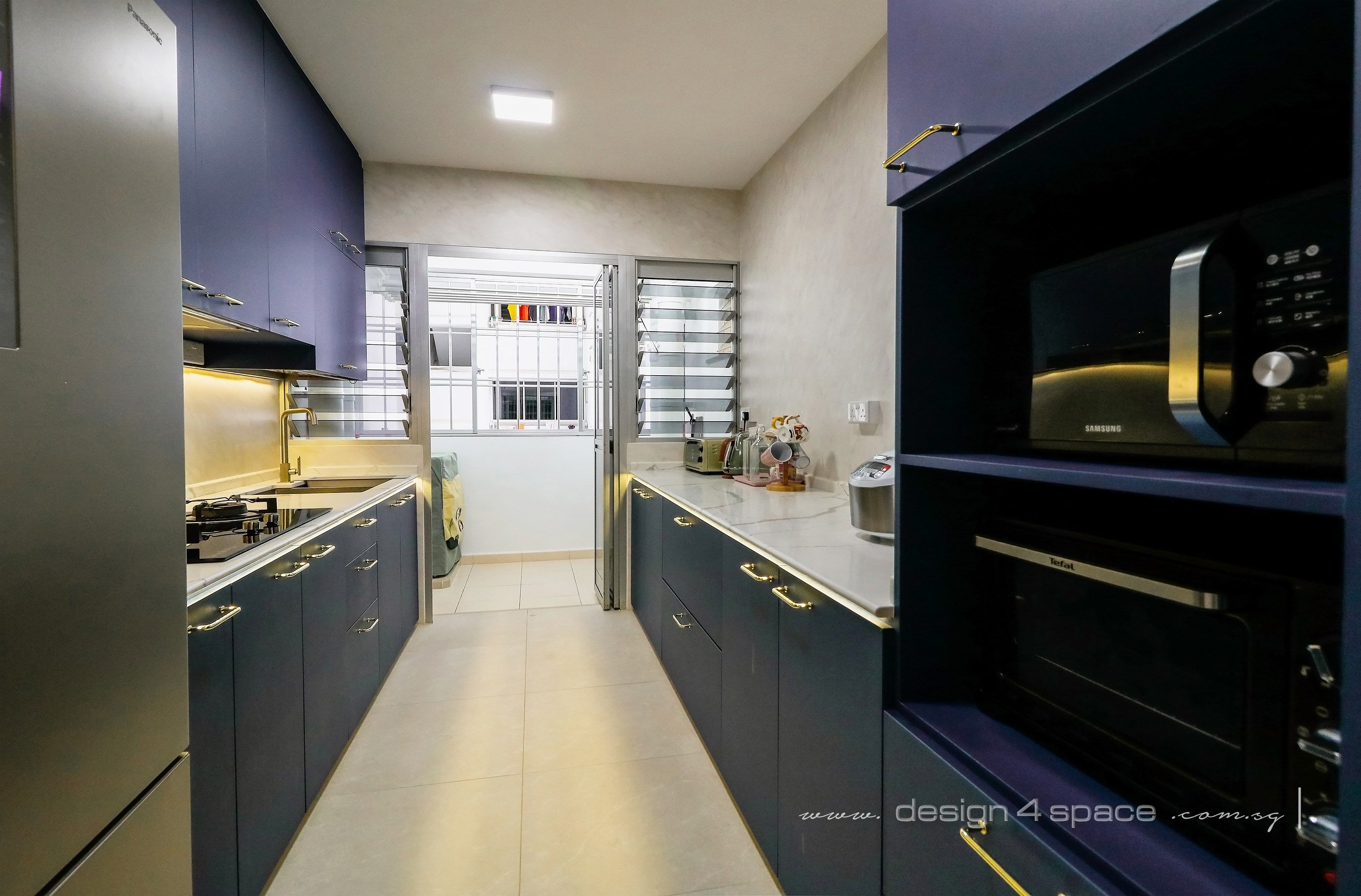 Scandinavian Design - Kitchen - HDB 4 Room - Design by Design 4 Space Pte Ltd