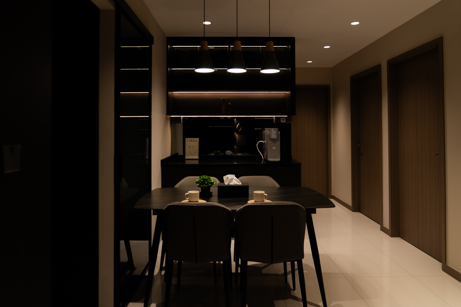 Contemporary, Modern Design - Dining Room - HDB 4 Room - Design by Design 4 Space Pte Ltd