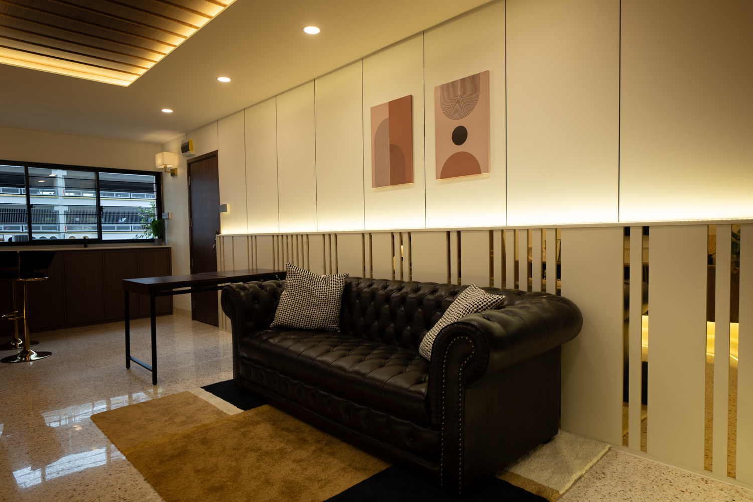 Contemporary, Modern Design - Living Room - HDB 4 Room - Design by Design 4 Space Pte Ltd