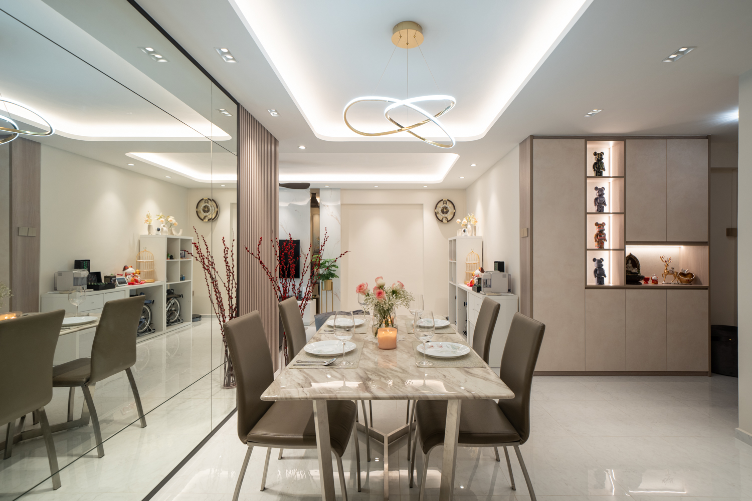 Contemporary, Modern Design - Dining Room - HDB 4 Room - Design by Design 4 Space Pte Ltd