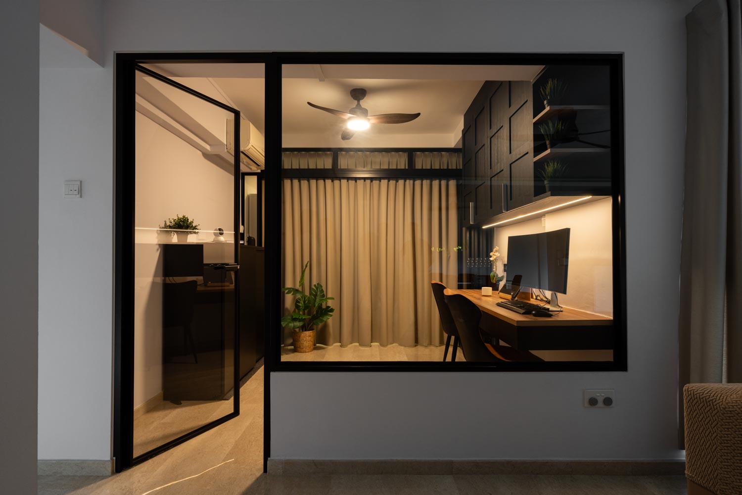 Contemporary, Modern Design - Study Room - HDB 5 Room - Design by Design 4 Space Pte Ltd