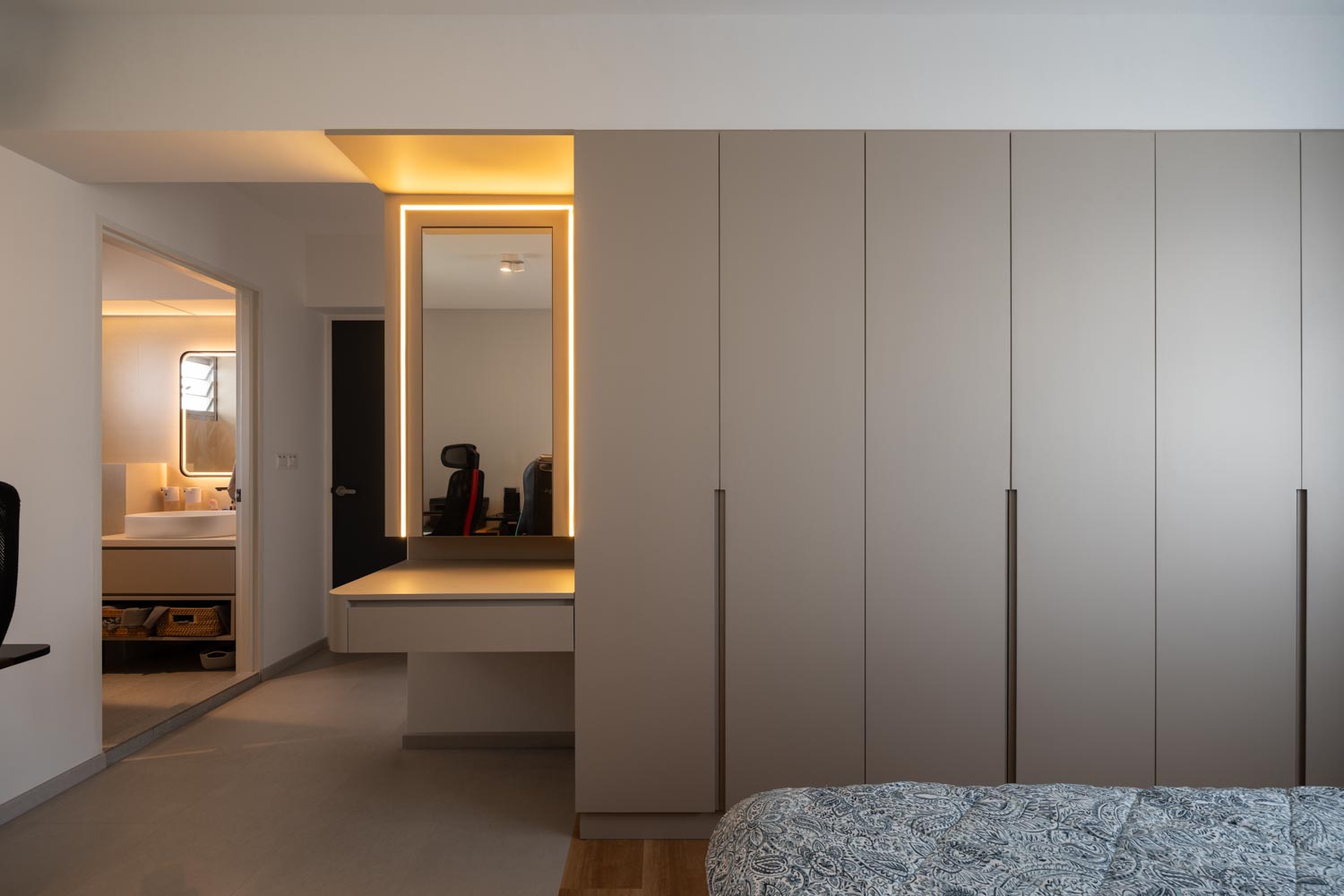 Minimalist, Modern Design - Bedroom - HDB 5 Room - Design by Design 4 Space Pte Ltd