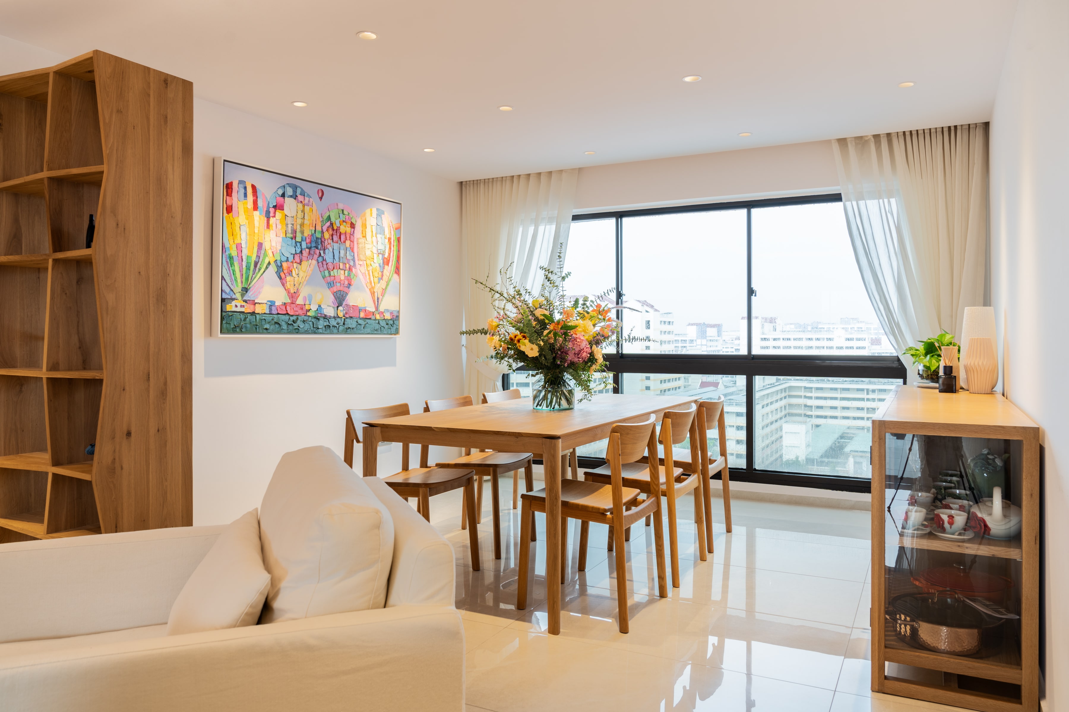 Contemporary, Modern Design - Dining Room - HDB 5 Room - Design by Design 4 Space Pte Ltd