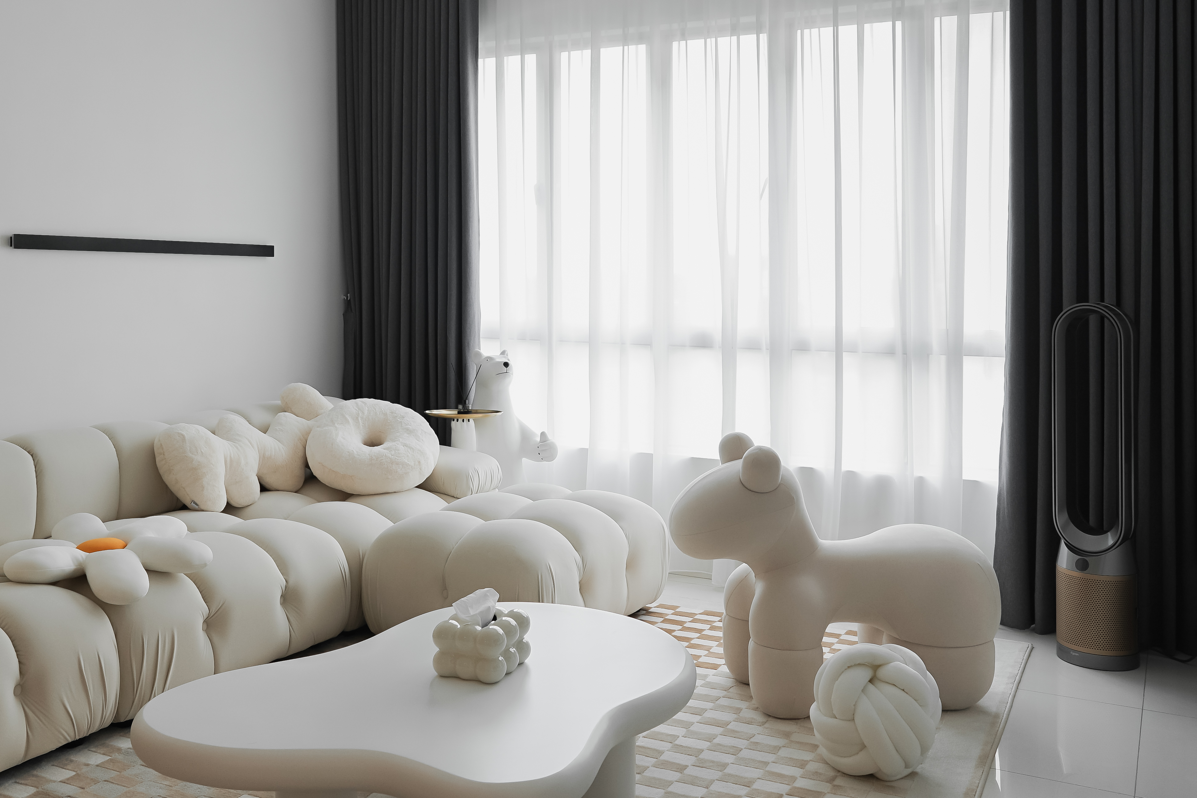 Minimalist Design - Living Room - Condominium - Design by Doubble Interior Associates Singapore