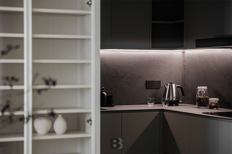 Minimalist, Modern Design - Kitchen - Condominium - Design by Doubble Interior Associates Singapore