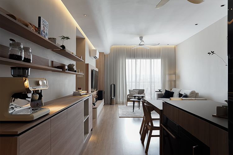 Scandinavian Design - Kitchen - HDB 4 Room - Design by Doubble Interior Associates Singapore