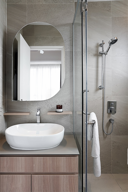 Scandinavian Design - Bathroom - HDB 4 Room - Design by Doubble Interior Associates Singapore