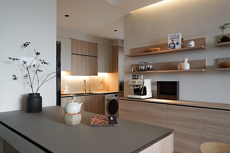 Scandinavian Design - Kitchen - HDB 4 Room - Design by Doubble Interior Associates Singapore