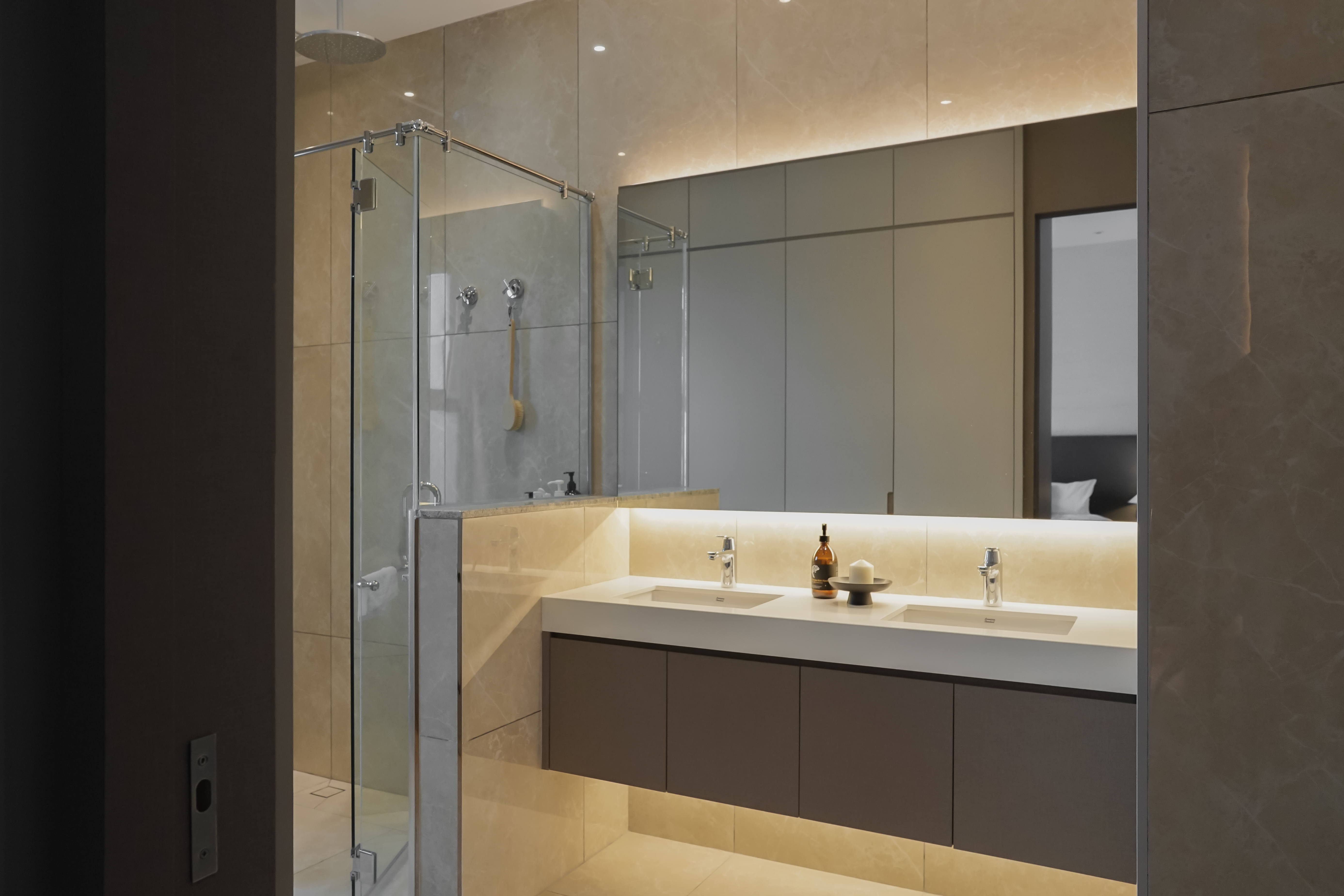 Contemporary, Modern Design - Bathroom - Landed House - Design by Doubble Interior Associates Singapore