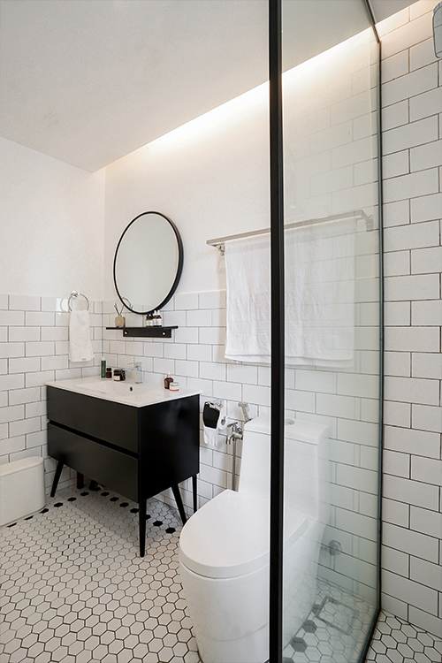 Country, Scandinavian, Vintage Design - Bathroom - HDB 4 Room - Design by Doubble Interior Associates Singapore