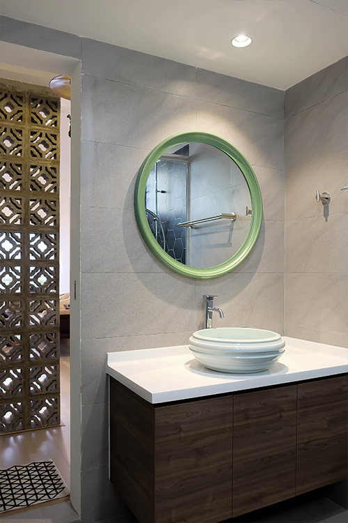 Classical, Oriental, Tropical Design - Bathroom - HDB 5 Room - Design by Doubble Interior Associates Singapore