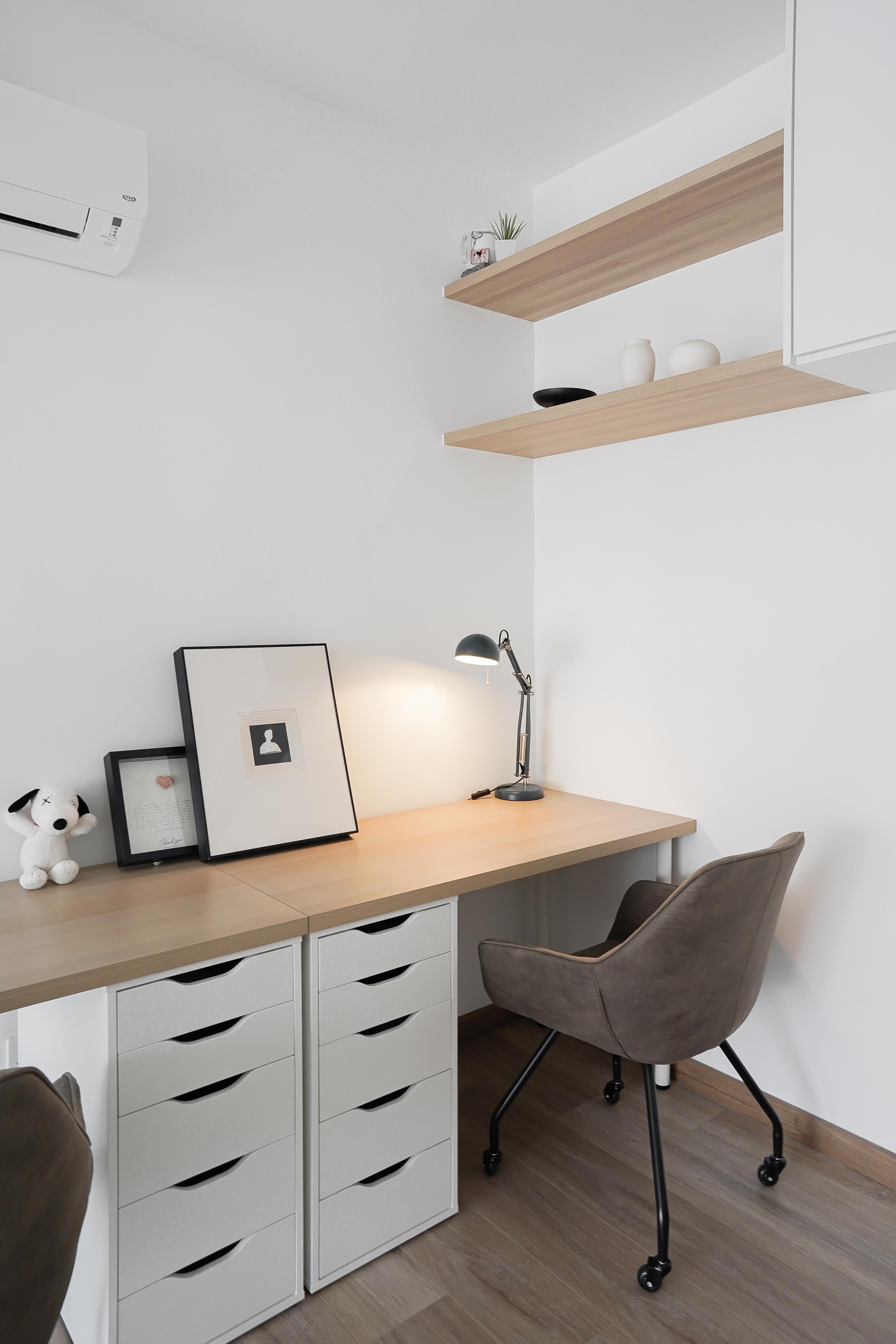 Contemporary, Scandinavian Design - Study Room - Landed House - Design by Doubble Interior Associates Singapore