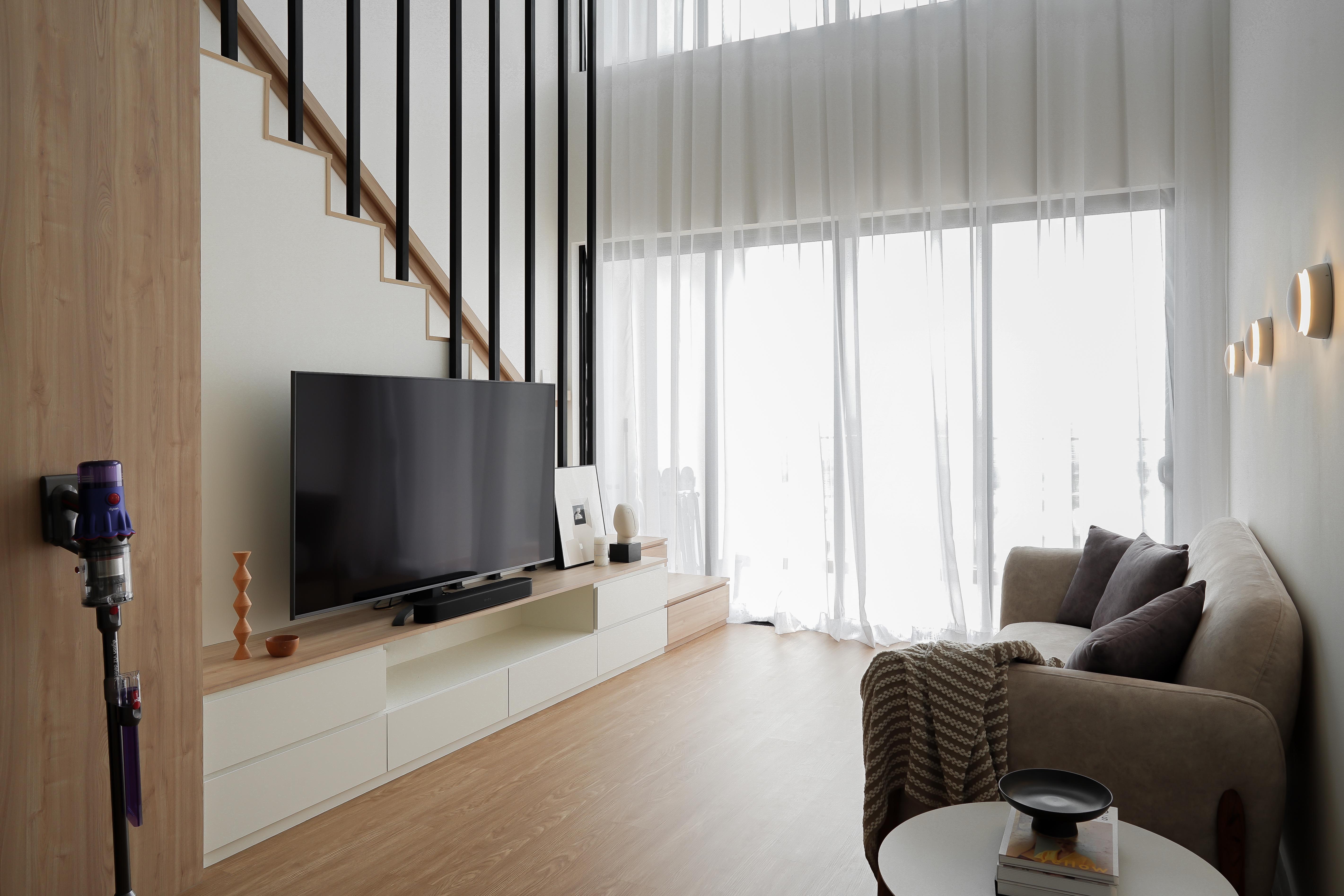 Contemporary, Scandinavian Design - Living Room - Landed House - Design by Doubble Interior Associates Singapore