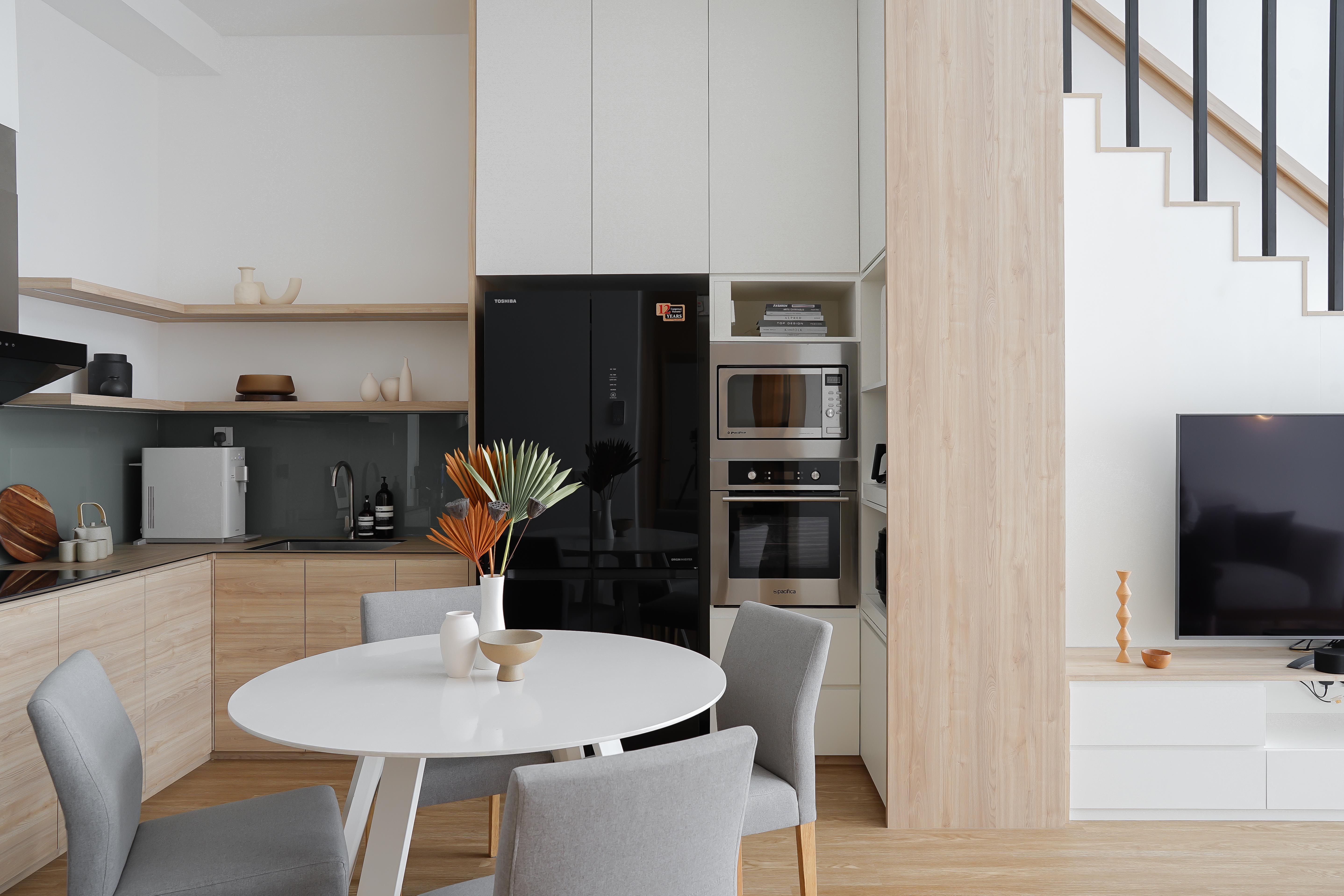 Contemporary, Scandinavian Design - Kitchen - Landed House - Design by Doubble Interior Associates Singapore