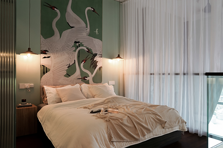 Oriental, Resort Design - Bedroom - Landed House - Design by Doubble Interior Associates Singapore