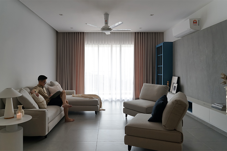 Contemporary, Modern Design - Living Room - Condominium - Design by Doubble Interior Associates Singapore