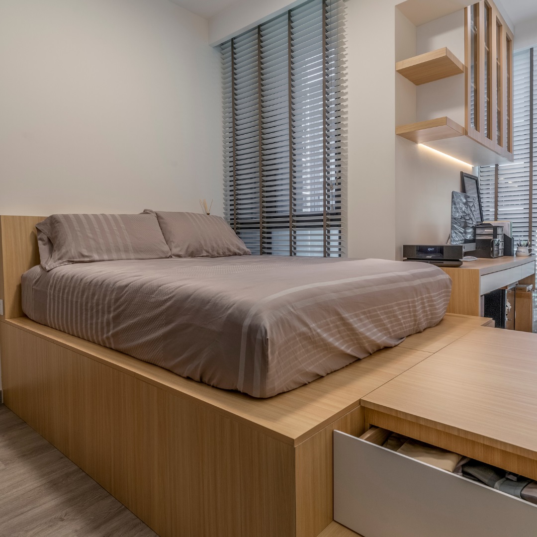 Minimalist, Modern Design - Bedroom - Condominium - Design by Goodman Interior