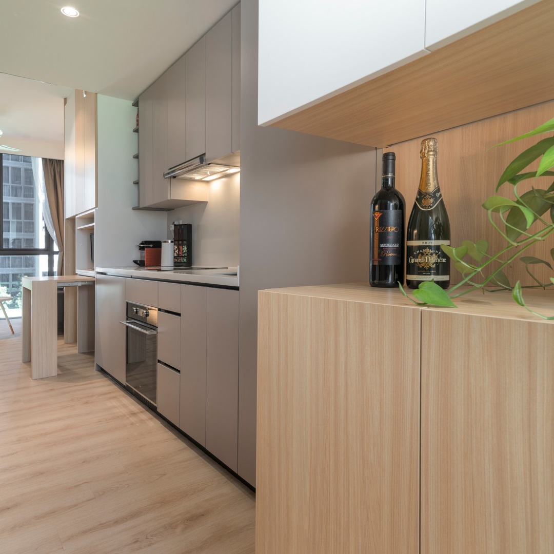 Minimalist, Modern Design - Kitchen - Condominium - Design by Goodman Interior