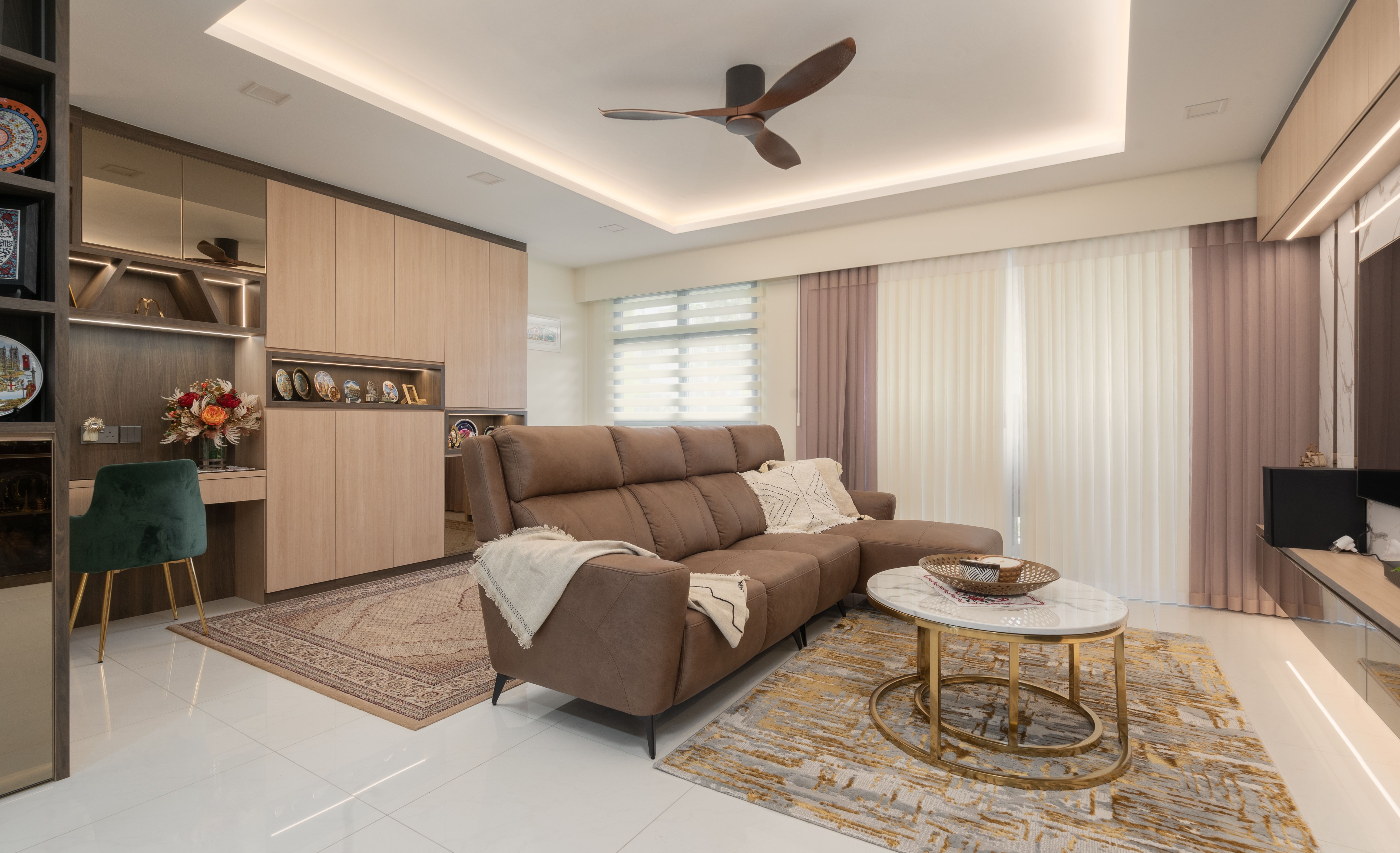 Modern, Scandinavian Design - Living Room - HDB 5 Room - Design by Goodman Interior