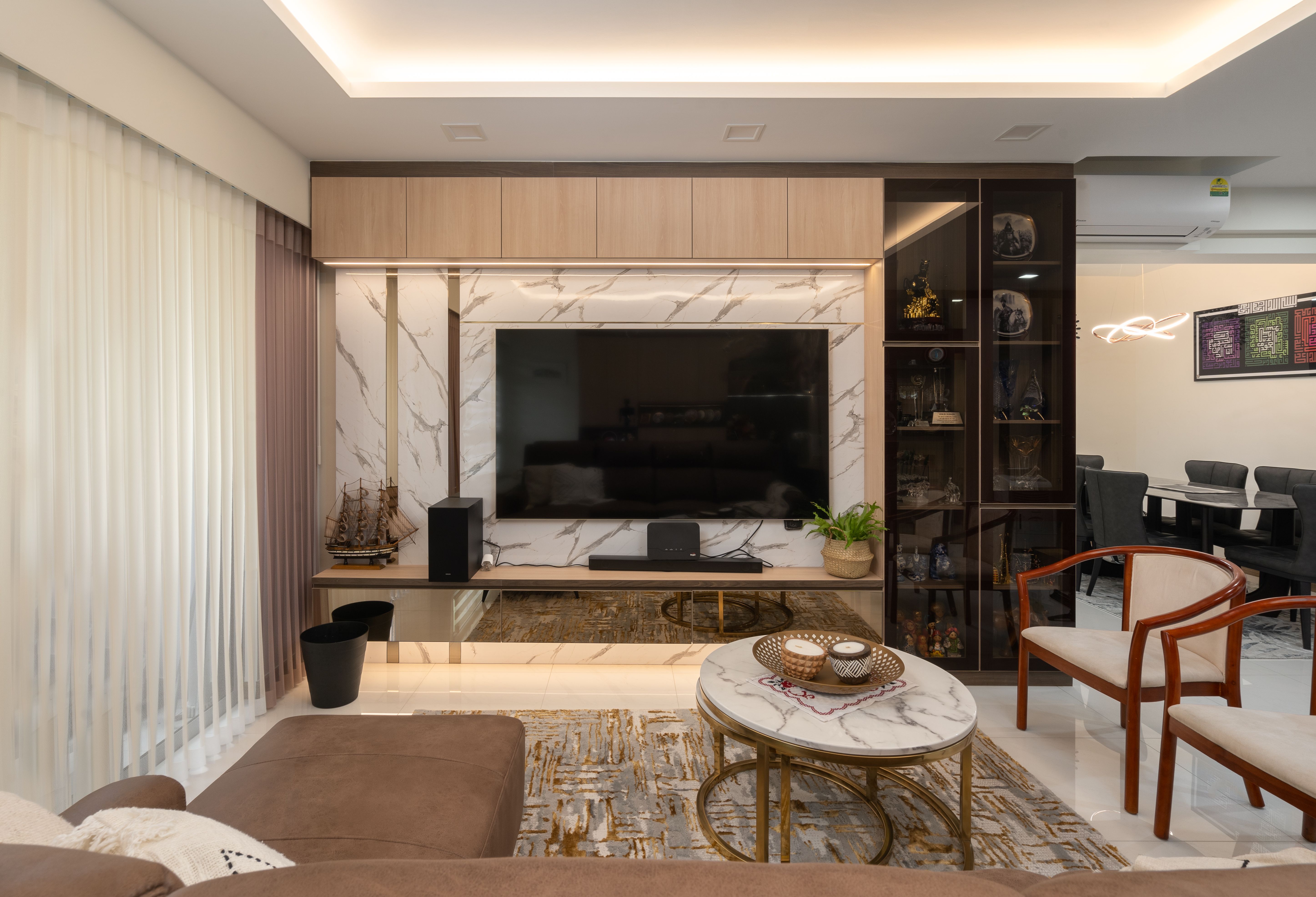 Modern, Scandinavian Design - Living Room - HDB 5 Room - Design by Goodman Interior