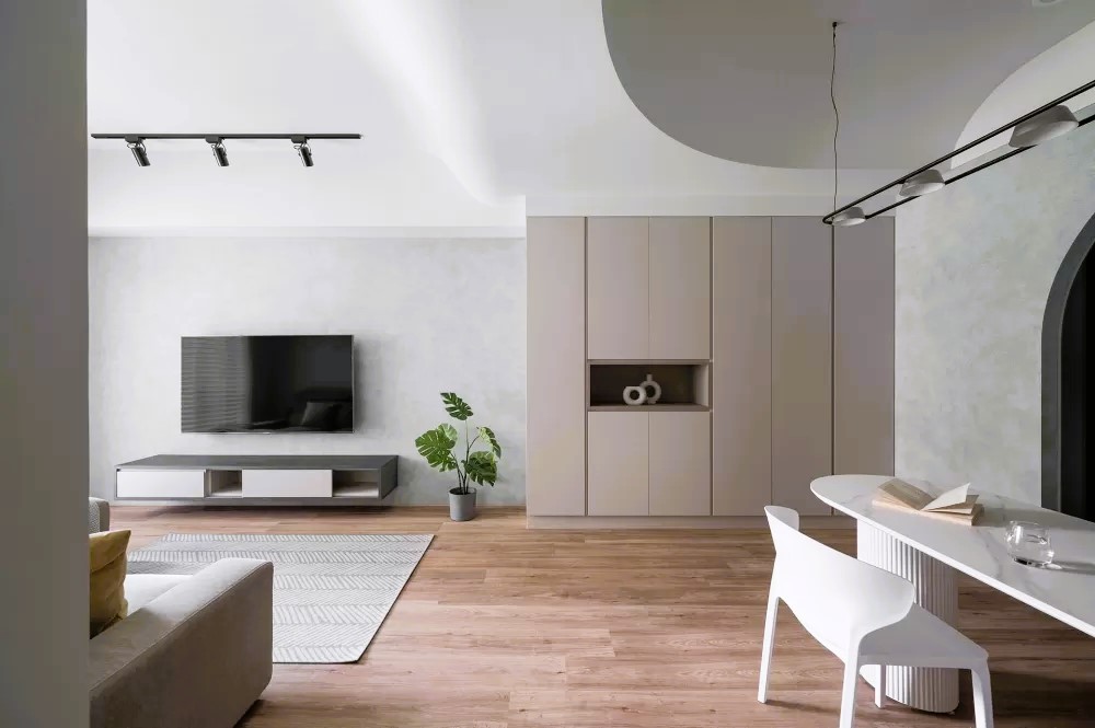 Minimalist, Resort, Scandinavian Design - Living Room - Condominium - Design by Harmony Space Interior 