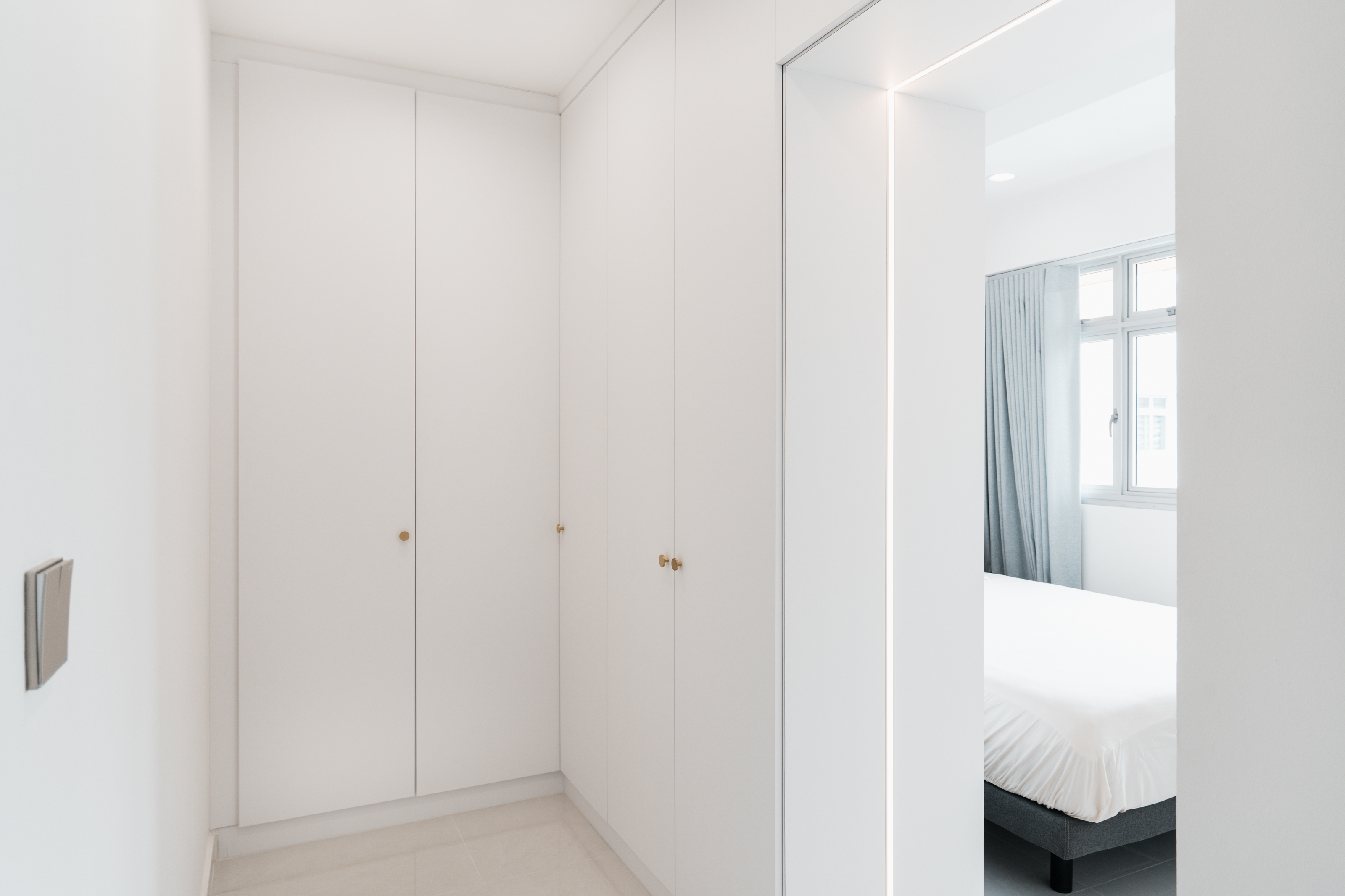 Contemporary, Minimalist Design - Bedroom - HDB 4 Room - Design by Interior Artist Pte Ltd