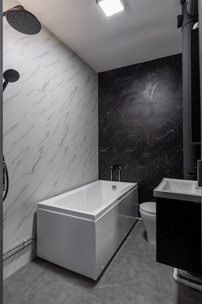 Contemporary Design - Bathroom - HDB Executive Apartment - Design by Interior Times Design Pte Ltd