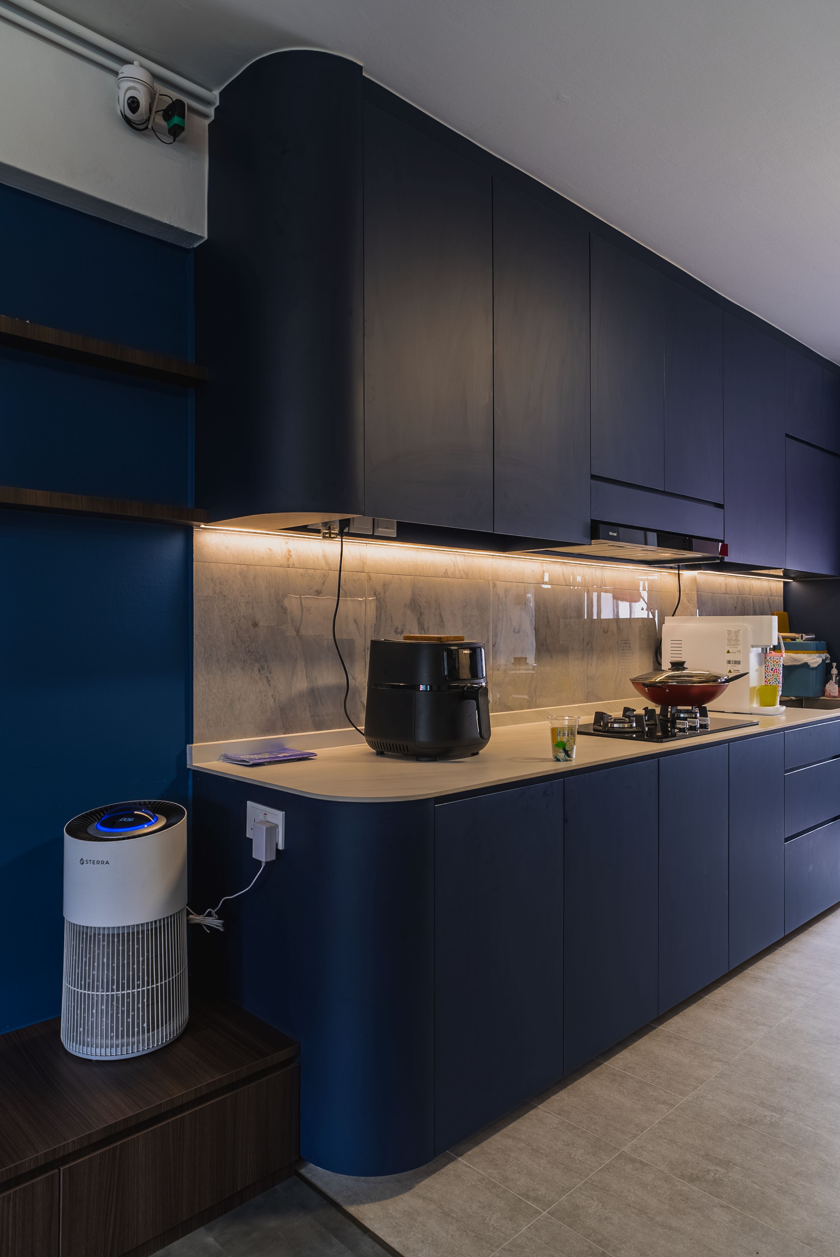 Industrial, Minimalist Design - Kitchen - HDB 4 Room - Design by Interior Times Design Pte Ltd