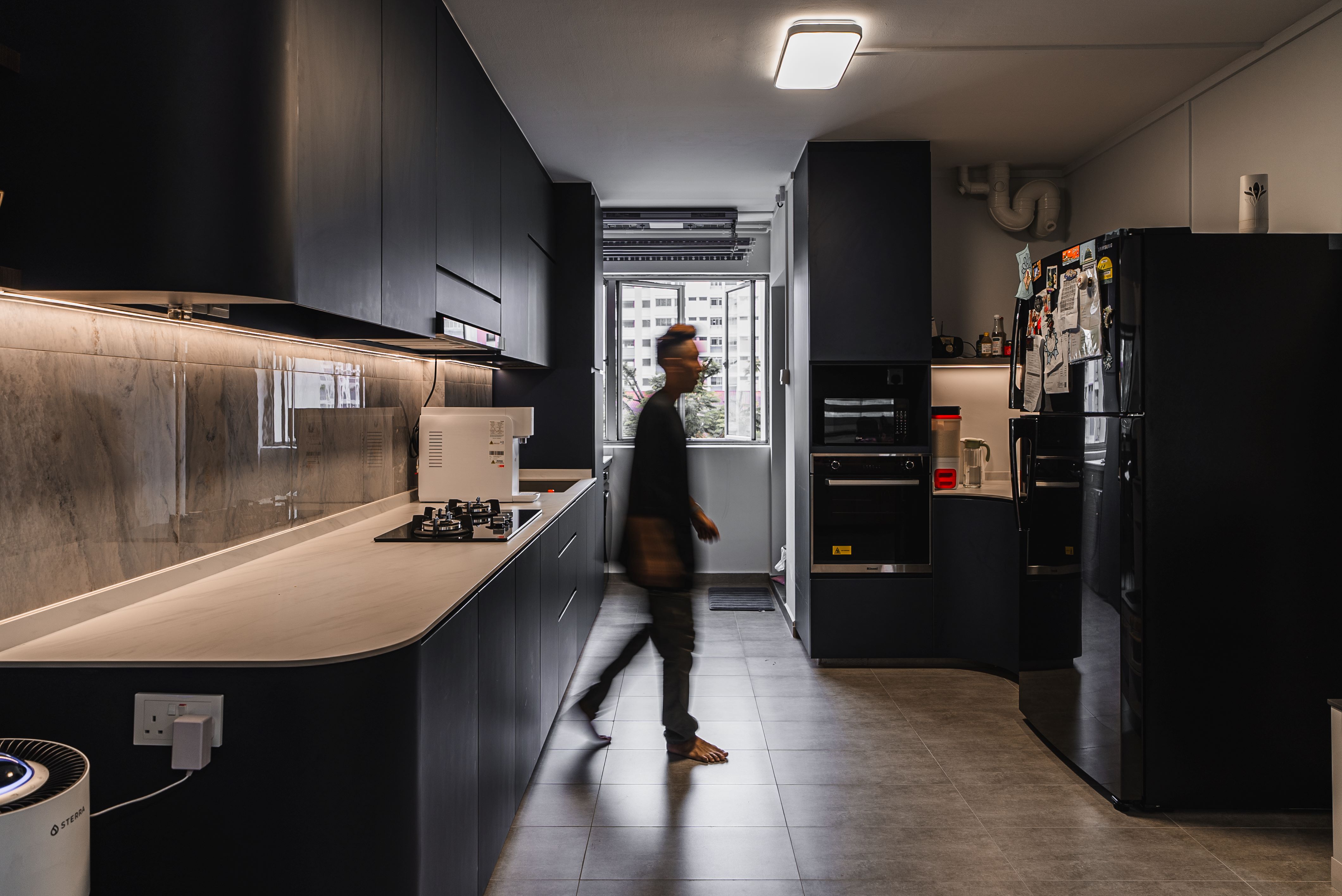 Industrial, Minimalist Design - Kitchen - HDB 4 Room - Design by Interior Times Design Pte Ltd