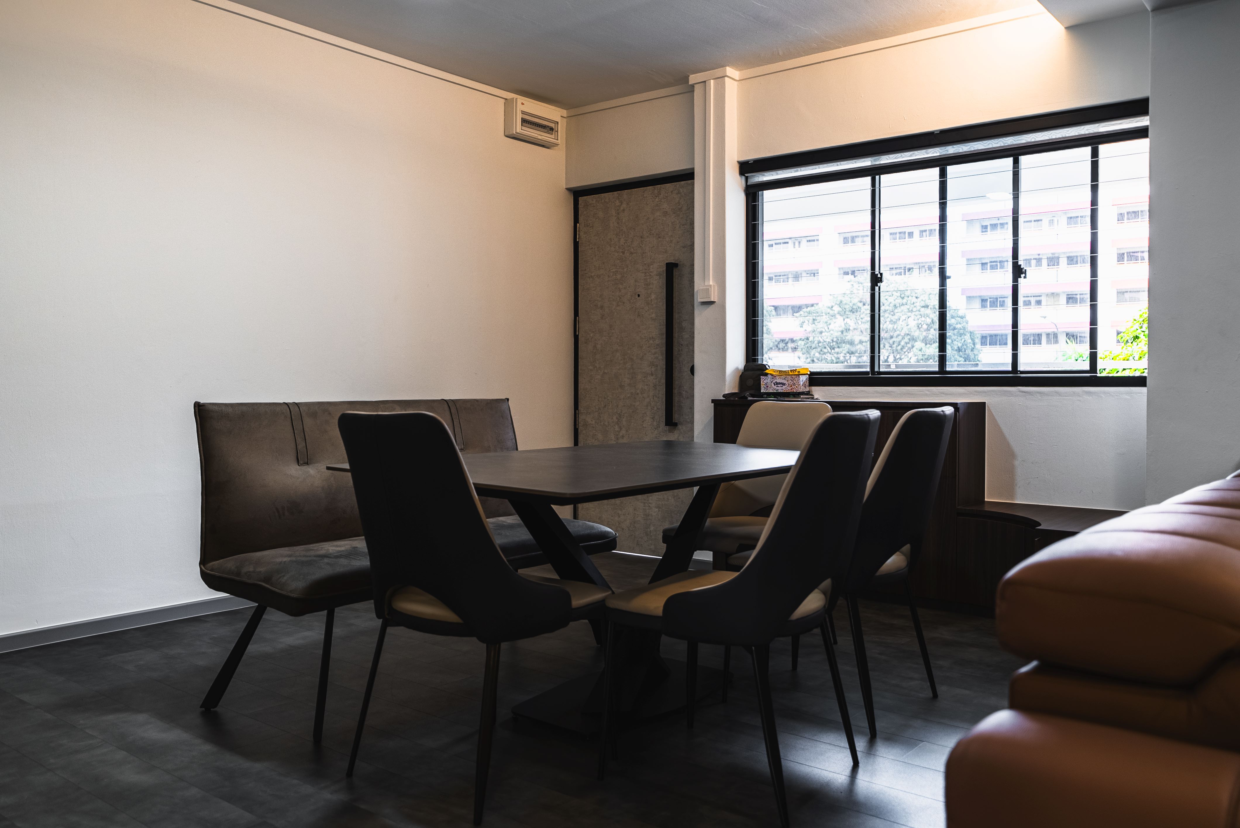 Industrial, Minimalist Design - Dining Room - HDB 4 Room - Design by Interior Times Design Pte Ltd