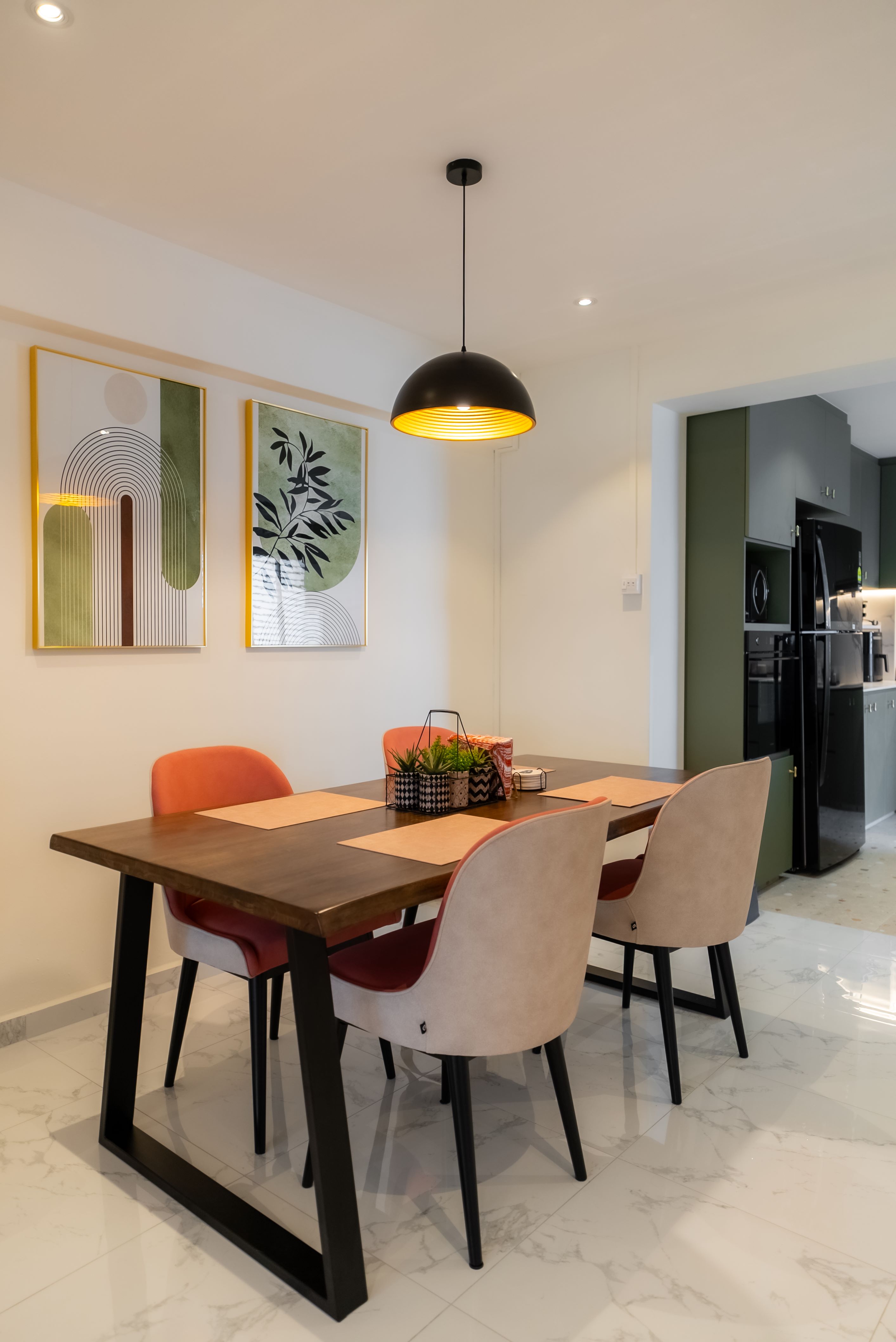 Mediterranean, Others Design - Dining Room - HDB 5 Room - Design by Interior Times Design Pte Ltd