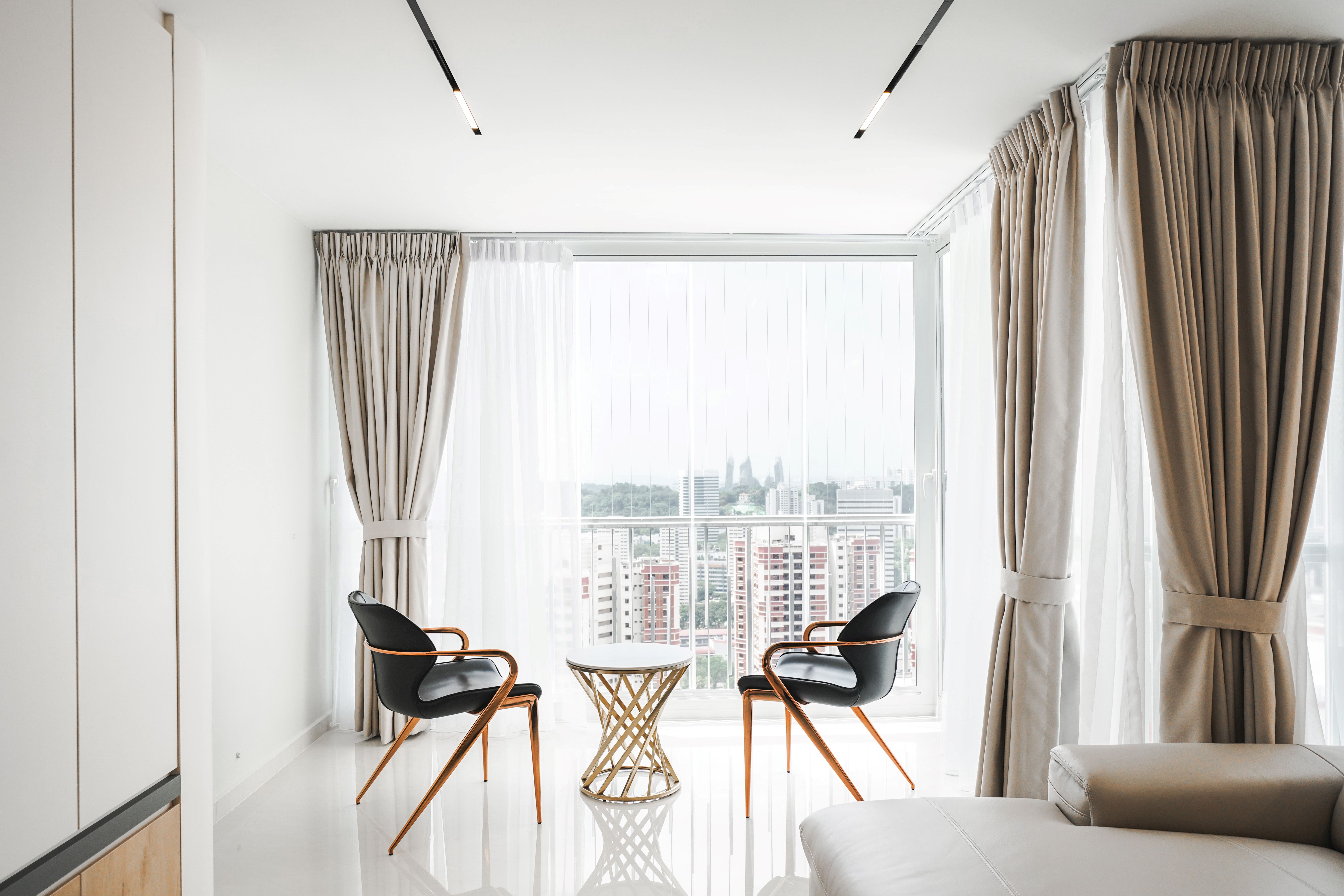 Minimalist, Modern Design - Living Room - Condominium - Design by Interior Times Design Pte Ltd