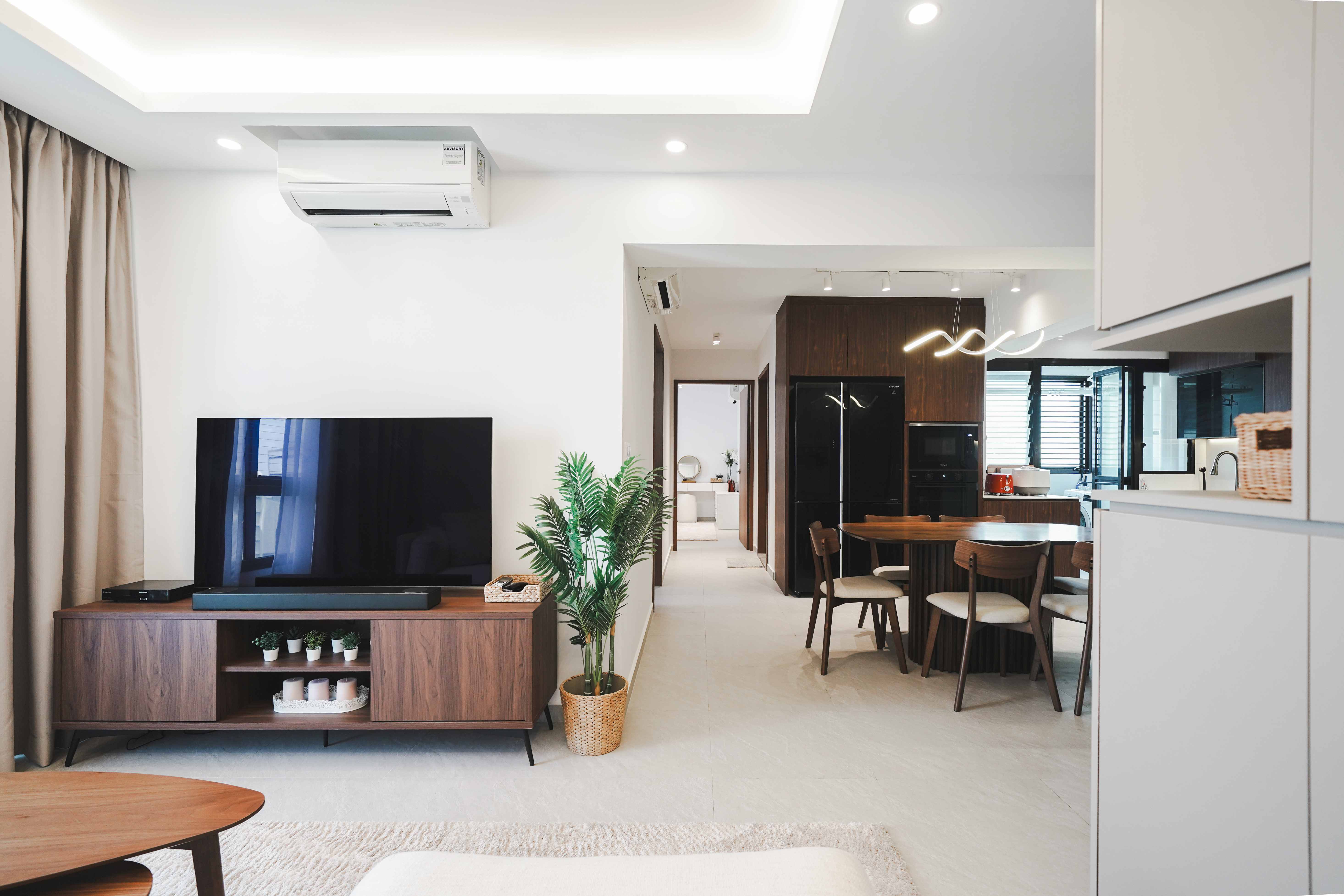 Contemporary, Modern Design - Living Room - HDB 4 Room - Design by Interior Times Design Pte Ltd