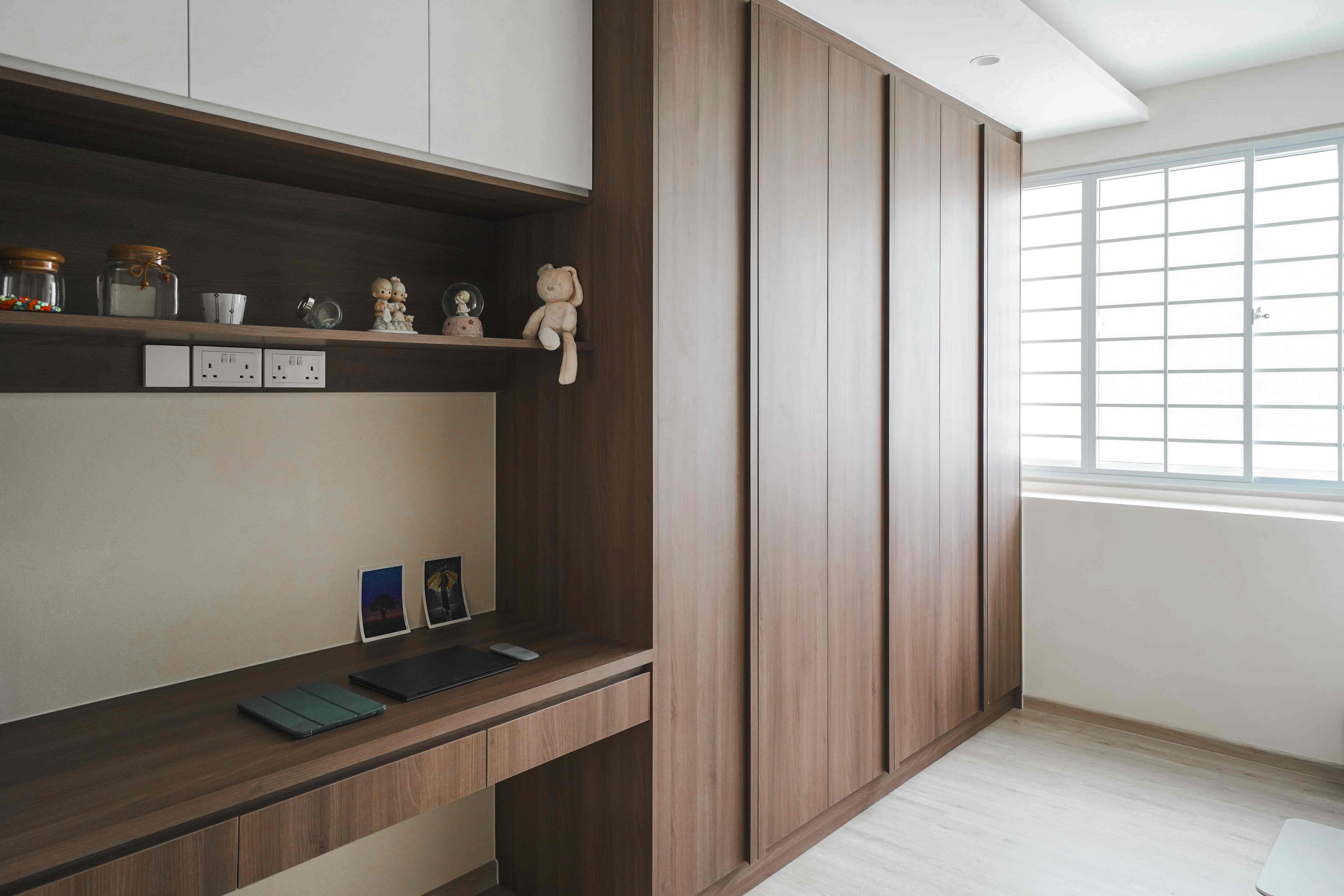 Contemporary Design - Bedroom - HDB 4 Room - Design by Interior Times Design Pte Ltd