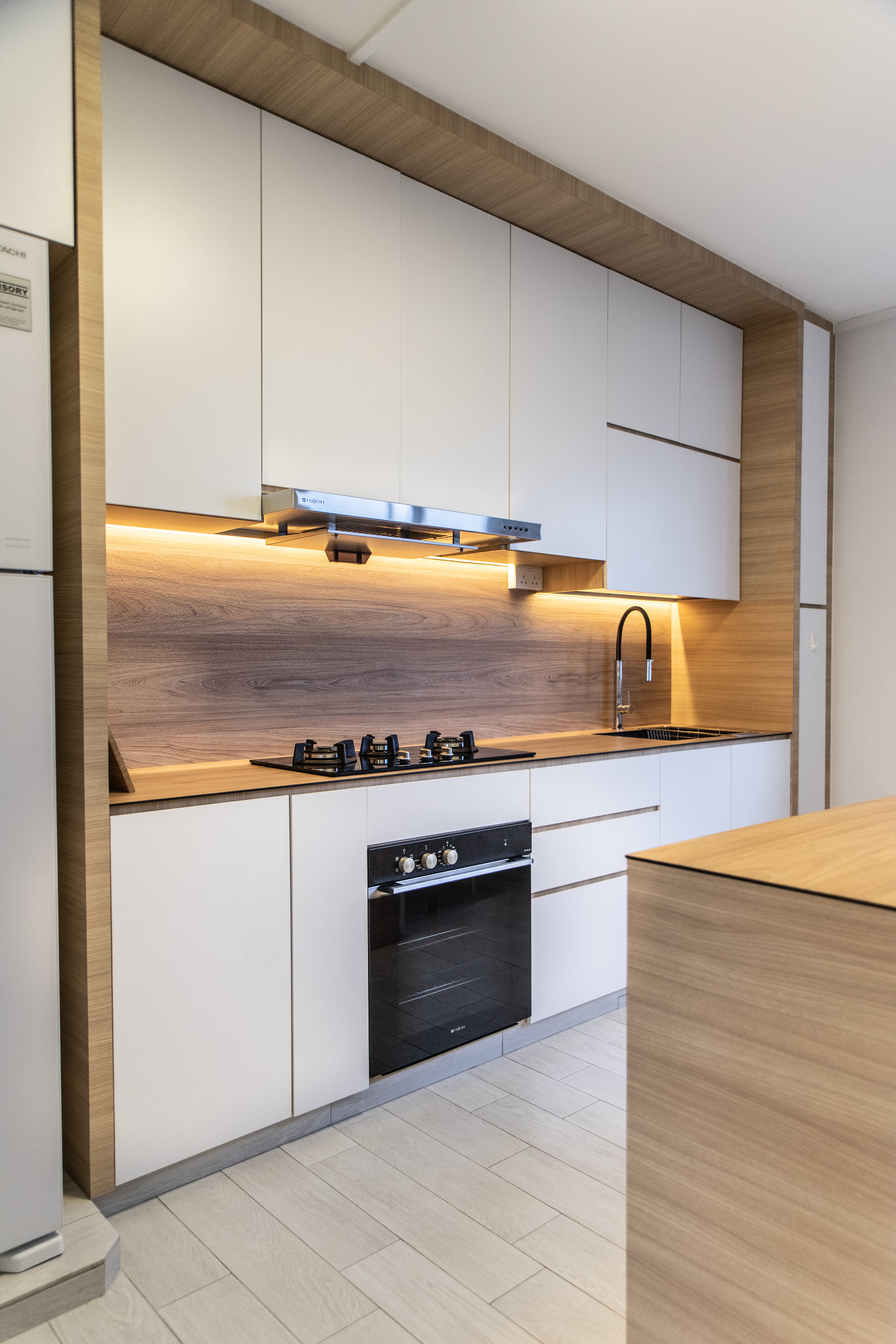 Minimalist, Modern Design - Kitchen - HDB 3 Room - Design by Luova Project Services