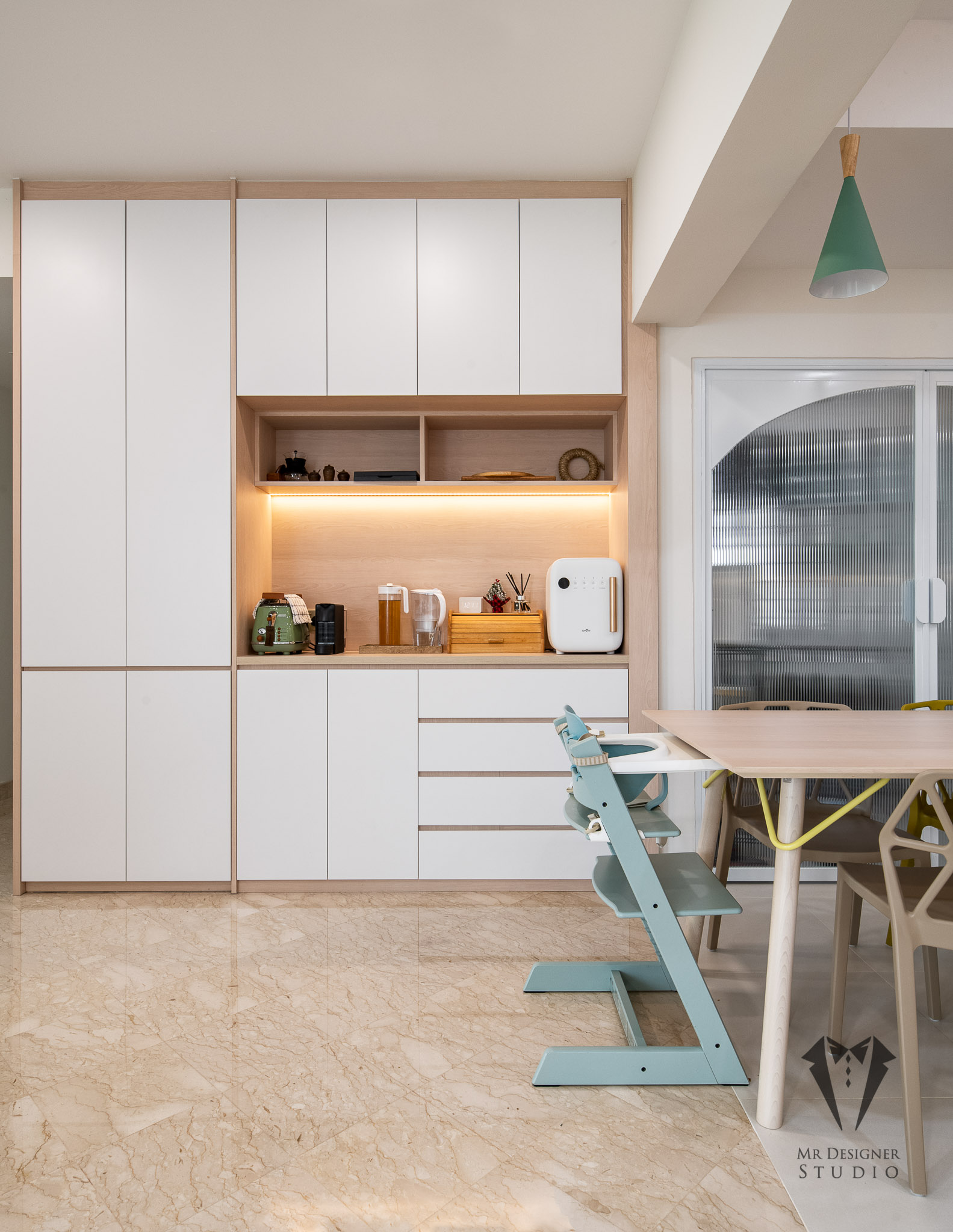 Scandinavian Design - Kitchen - Condominium - Design by Mr Designer Studio